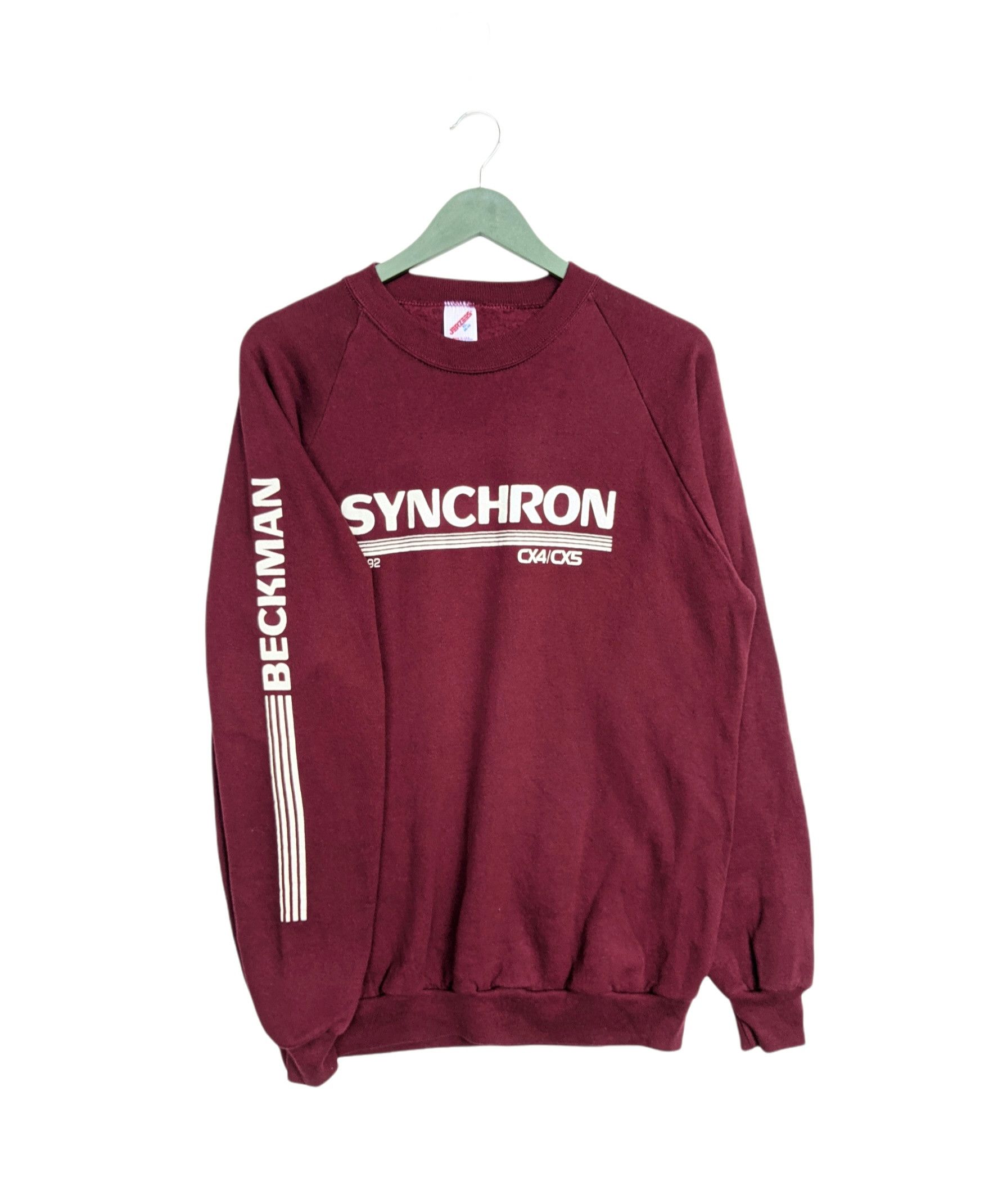Jerzees Vintage 1992 Beckman Synchron Sweatshirt Size US XL / EU 56 / 4 - 2 Thumbnail