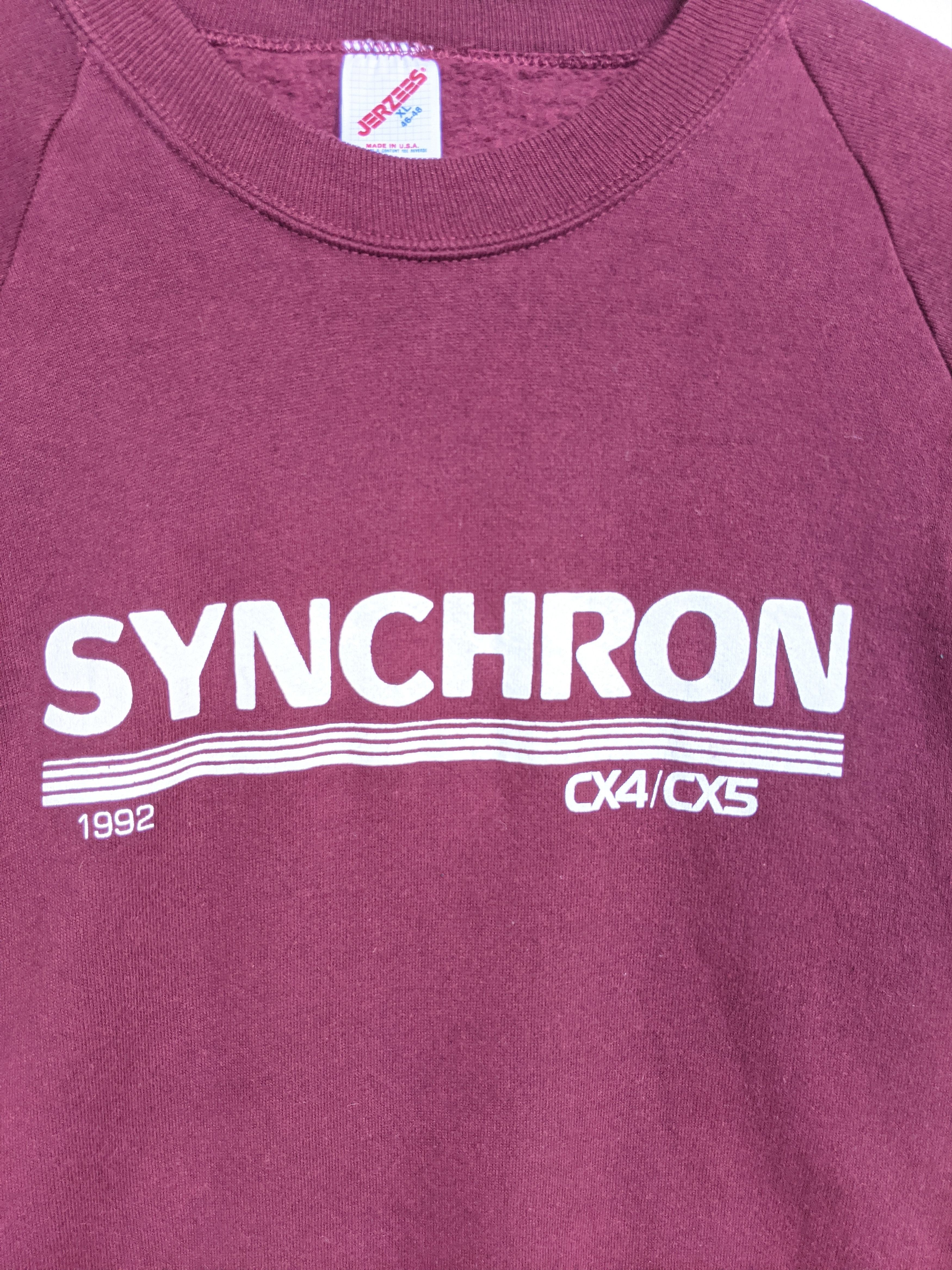 Jerzees Vintage 1992 Beckman Synchron Sweatshirt Size US XL / EU 56 / 4 - 4 Thumbnail