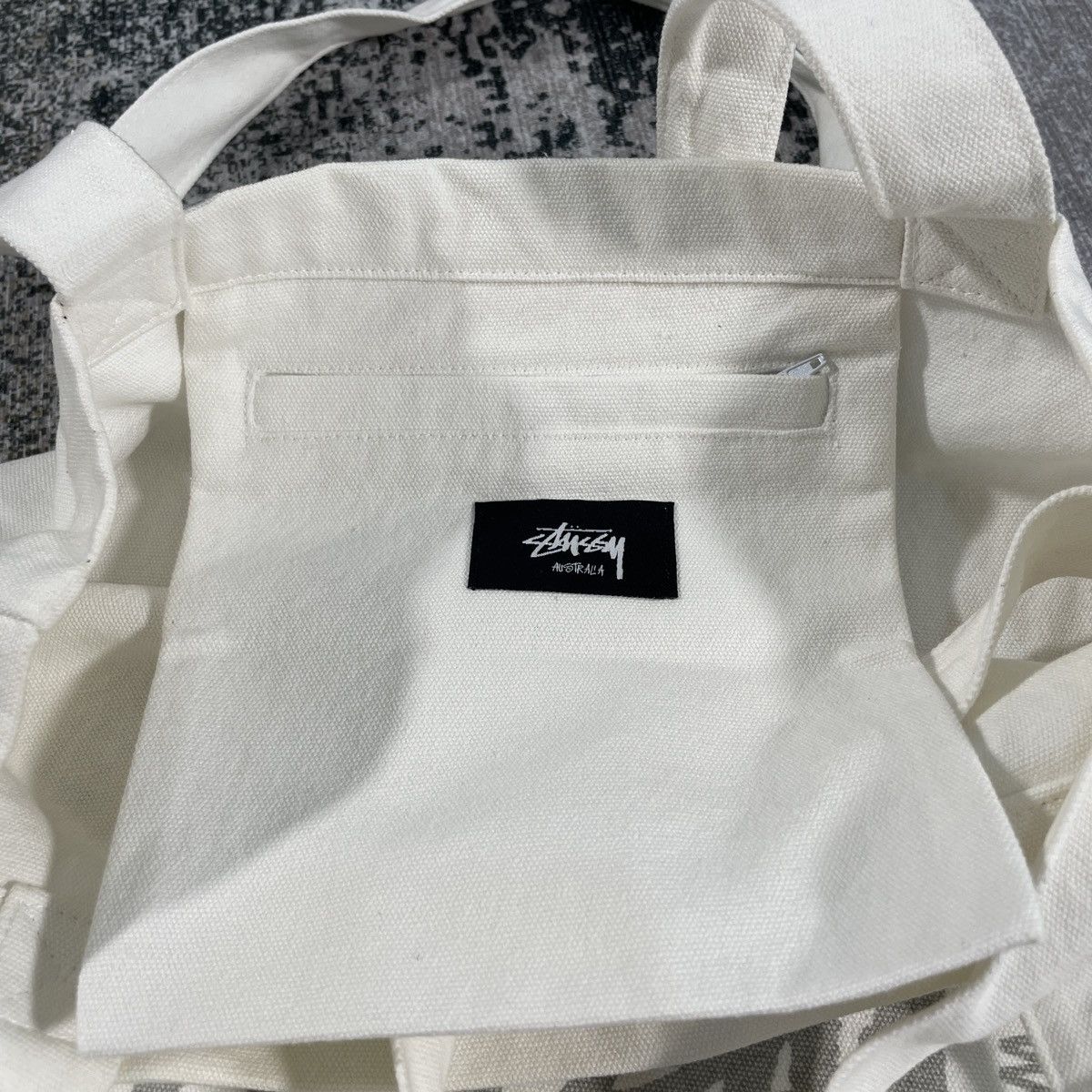 Stussy Vintage Y2K Dot Stussy Tote Bag Size ONE SIZE - 3 Thumbnail
