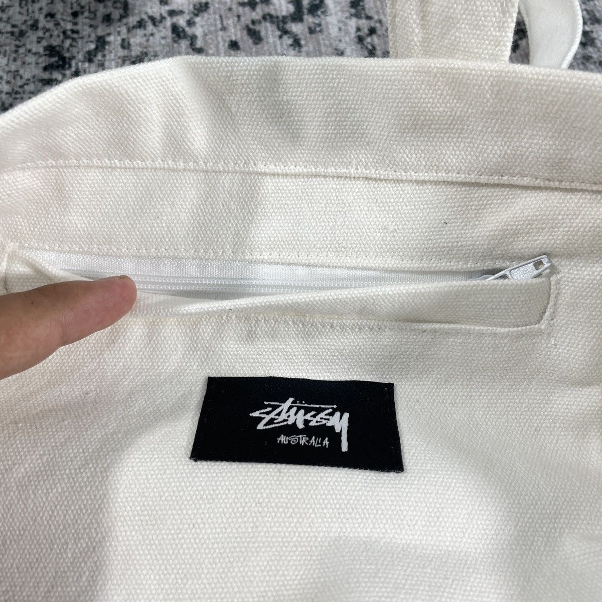 Stussy Vintage Y2K Dot Stussy Tote Bag Size ONE SIZE - 4 Thumbnail