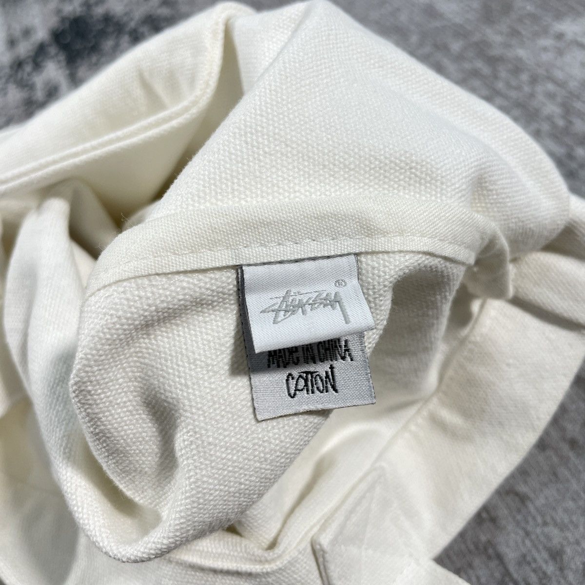 Stussy Vintage Y2K Dot Stussy Tote Bag Size ONE SIZE - 6 Thumbnail