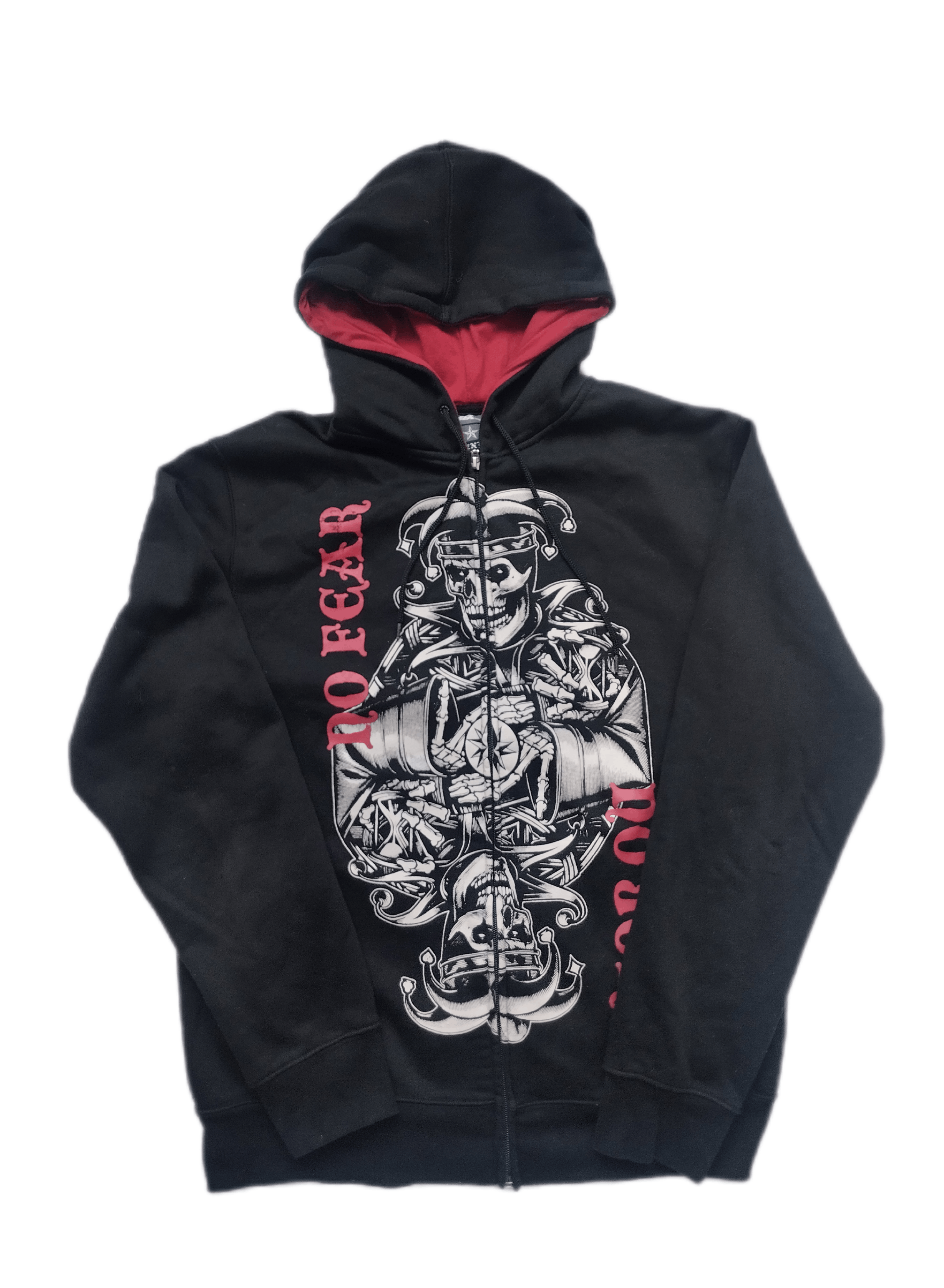 No Fear No Fear Zip Up Hoodie Joker Y2K Size US XL / EU 56 / 4 - 1 Thumbnail