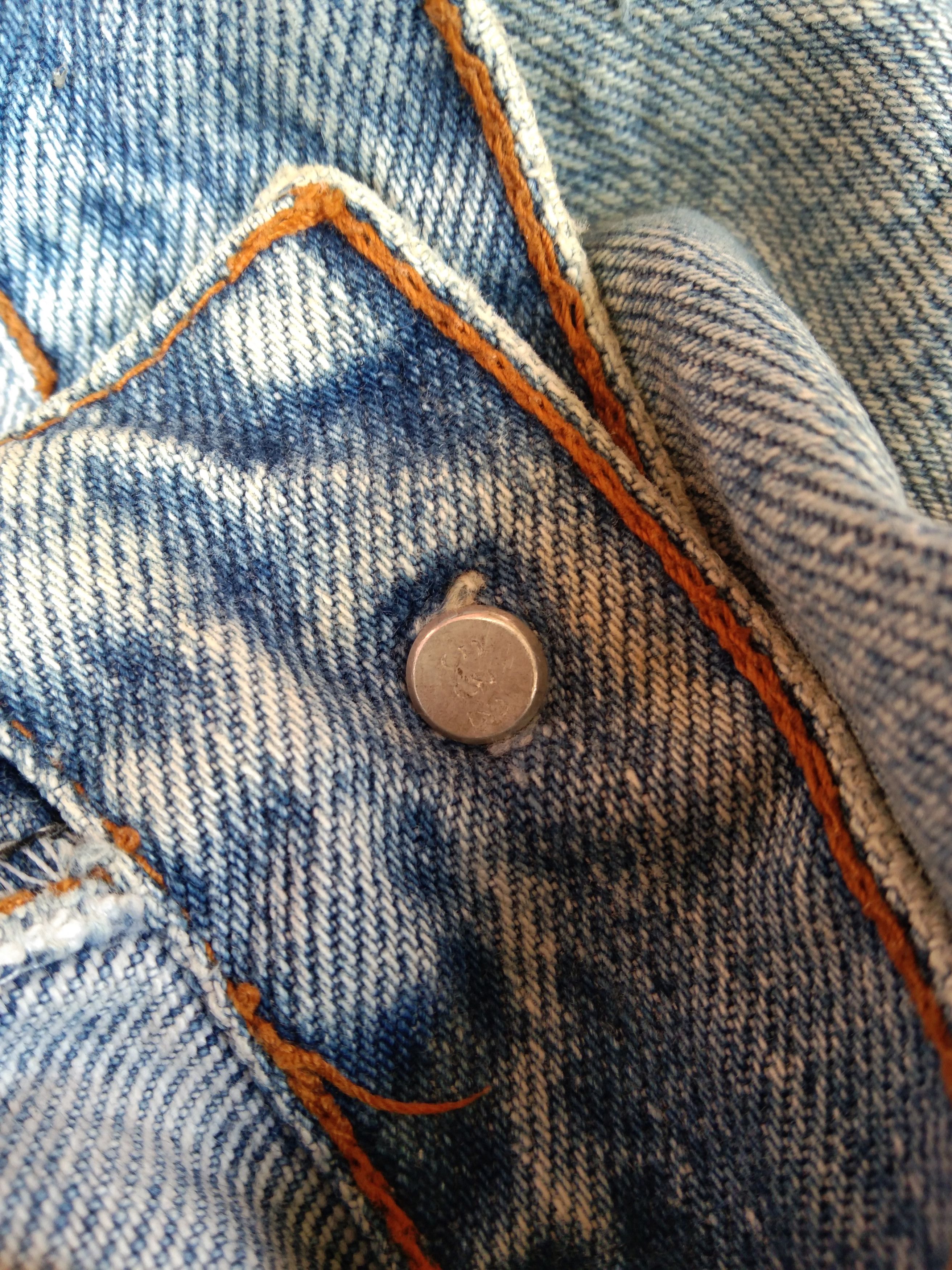 Levi's 80s Vintage Levi's 501 Released Hem Distressed Jeans 34x29 Size US 34 / EU 50 - 8 Thumbnail