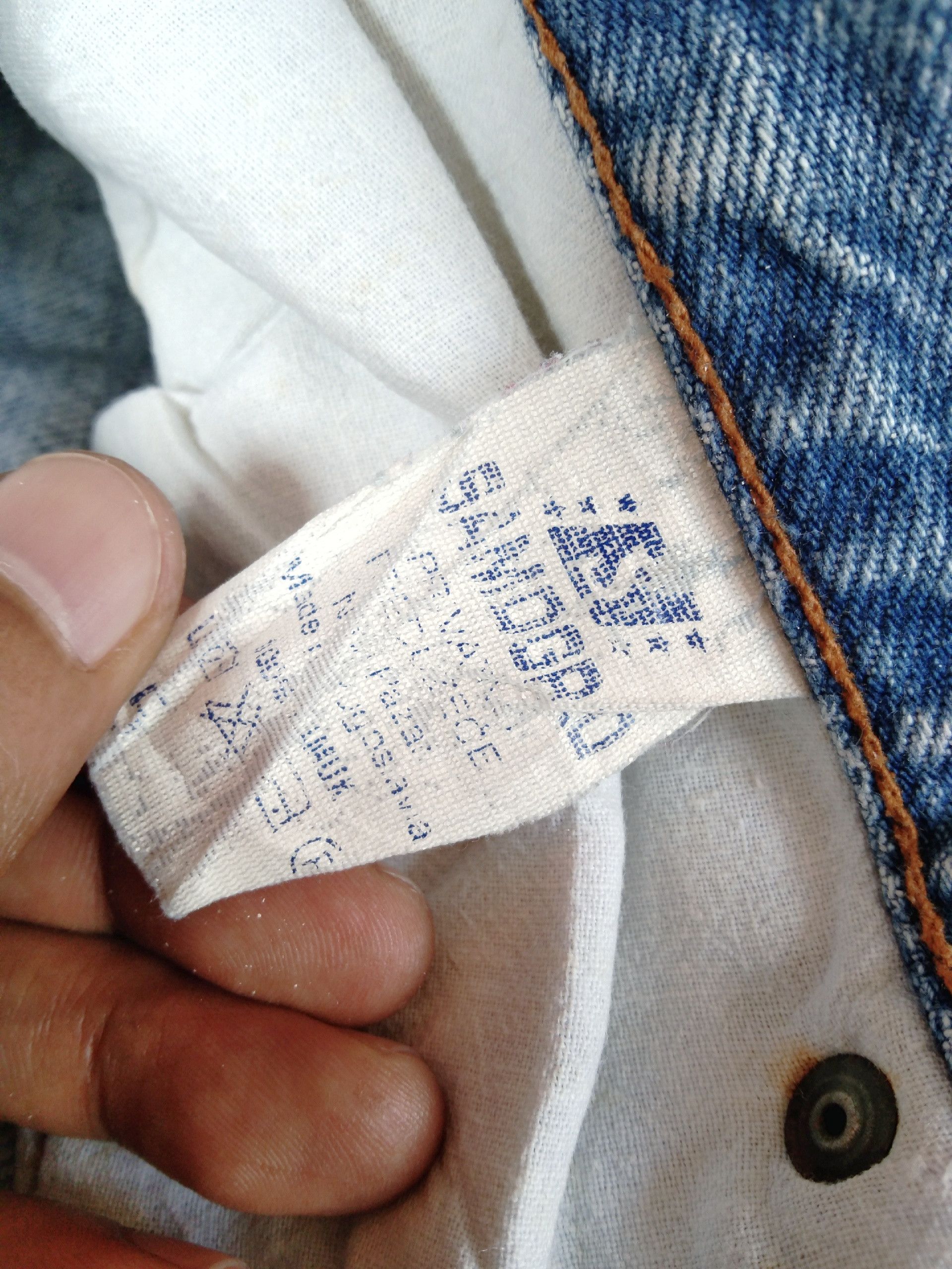 Levi's 80s Vintage Levi's 501 Released Hem Distressed Jeans 34x29 Size US 34 / EU 50 - 9 Thumbnail