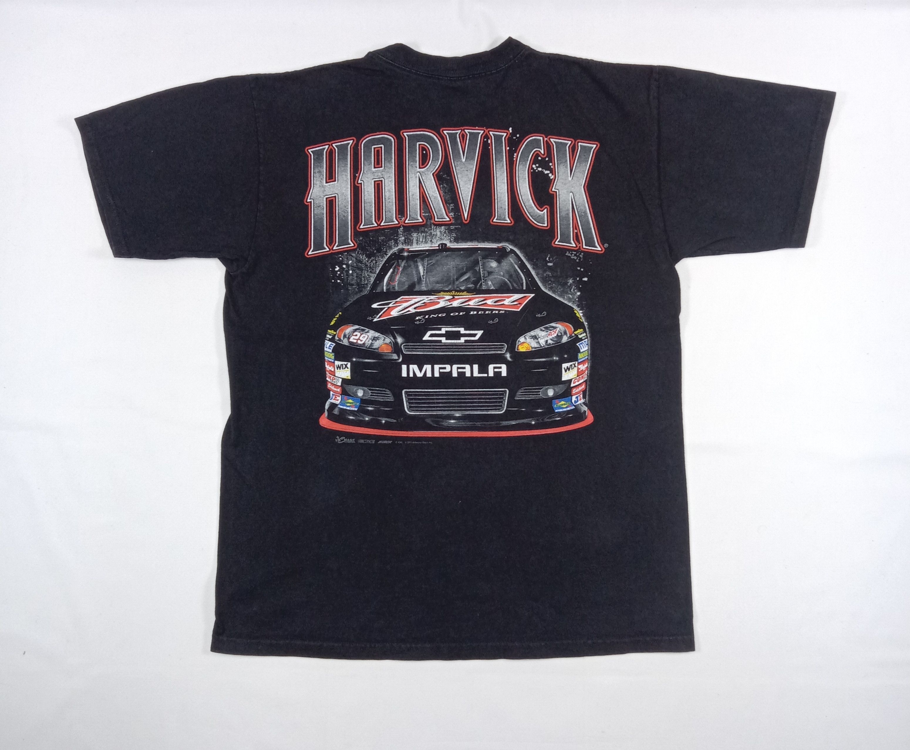 NASCAR Vintage Kevin Harvick Chevrolet Impala Car T Shirt Size US L / EU 52-54 / 3 - 1 Thumbnail