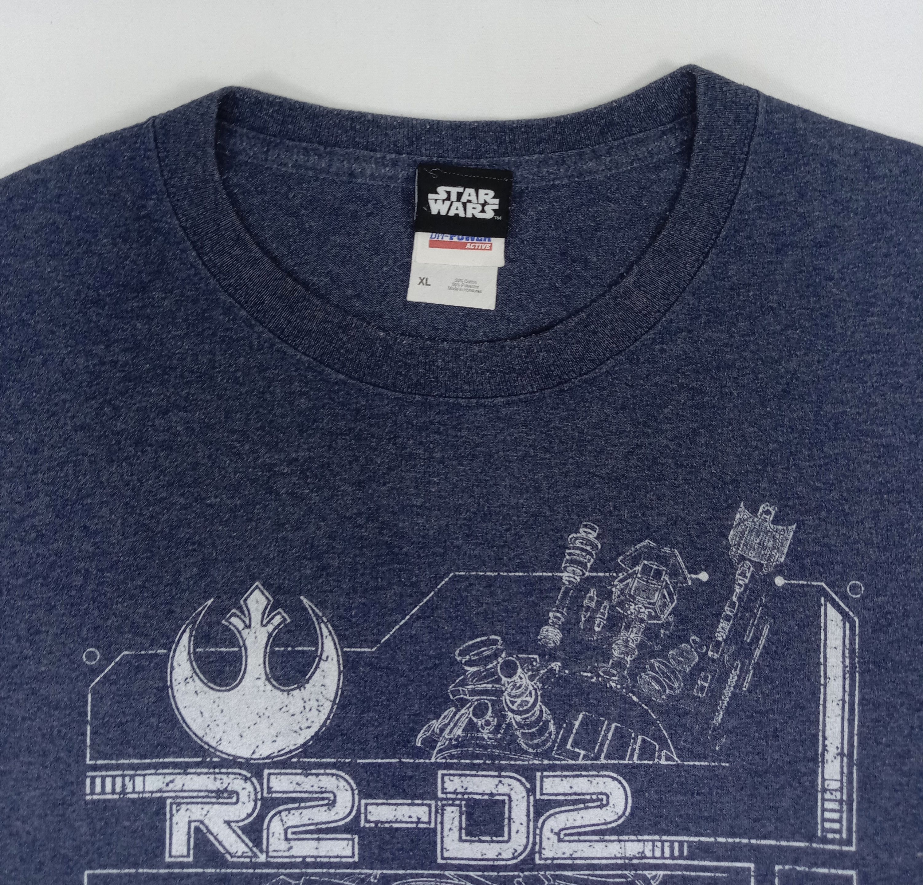 Star Wars Vintage Star Wars x Jerzees R2-D2 Character T Shirt Size US XL / EU 56 / 4 - 3 Thumbnail