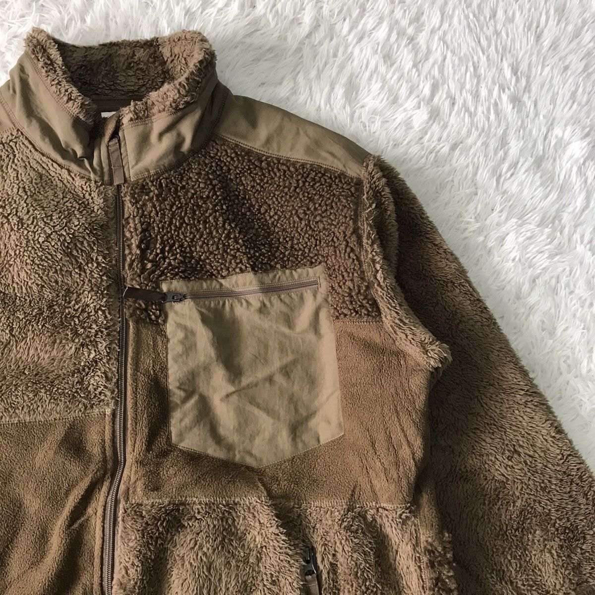 Engineered Garments × Uniqlo Engineered Garments Uniqlo Block Differ Jacket Fleece Pile Size US XL / EU 56 / 4 - 5 Thumbnail