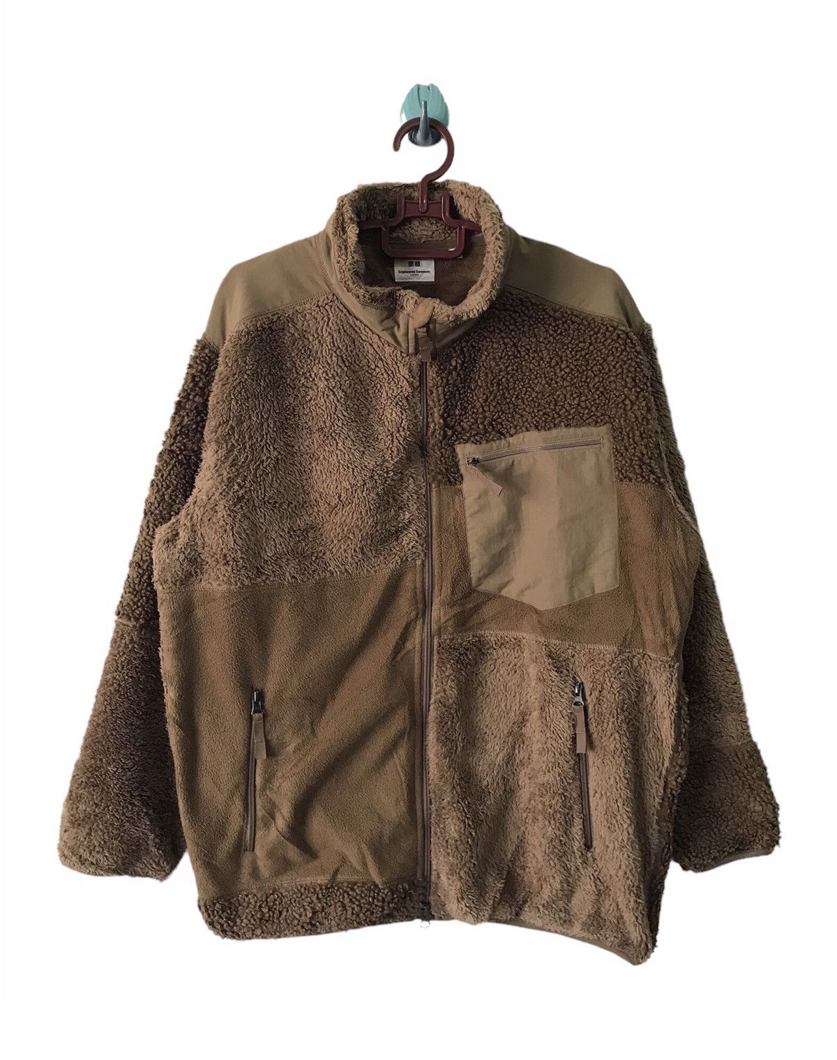 Engineered Garments × Uniqlo Engineered Garments Uniqlo Block Differ Jacket Fleece Pile Size US XL / EU 56 / 4 - 1 Thumbnail