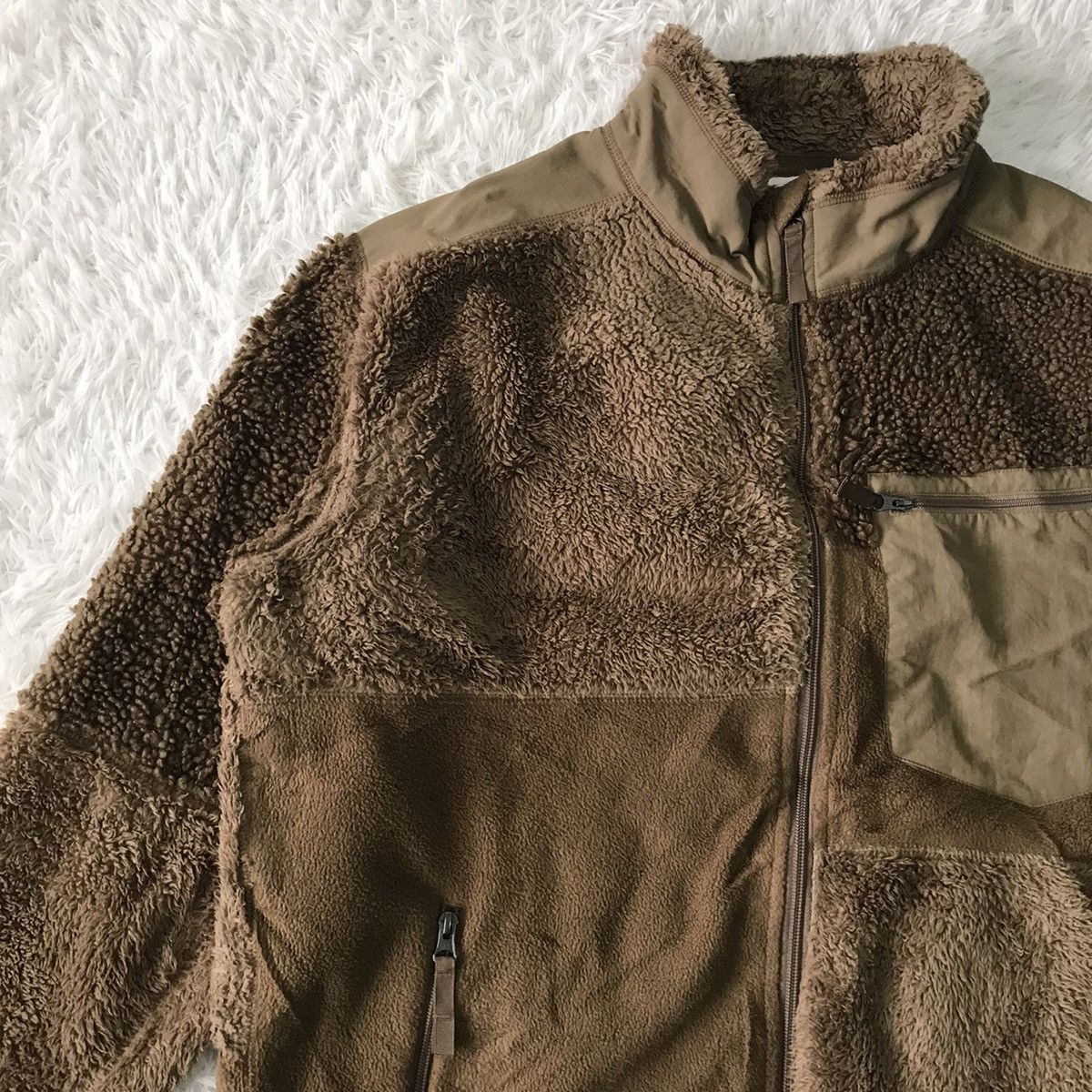 Engineered Garments × Uniqlo Engineered Garments Uniqlo Block Differ Jacket Fleece Pile Size US XL / EU 56 / 4 - 6 Thumbnail