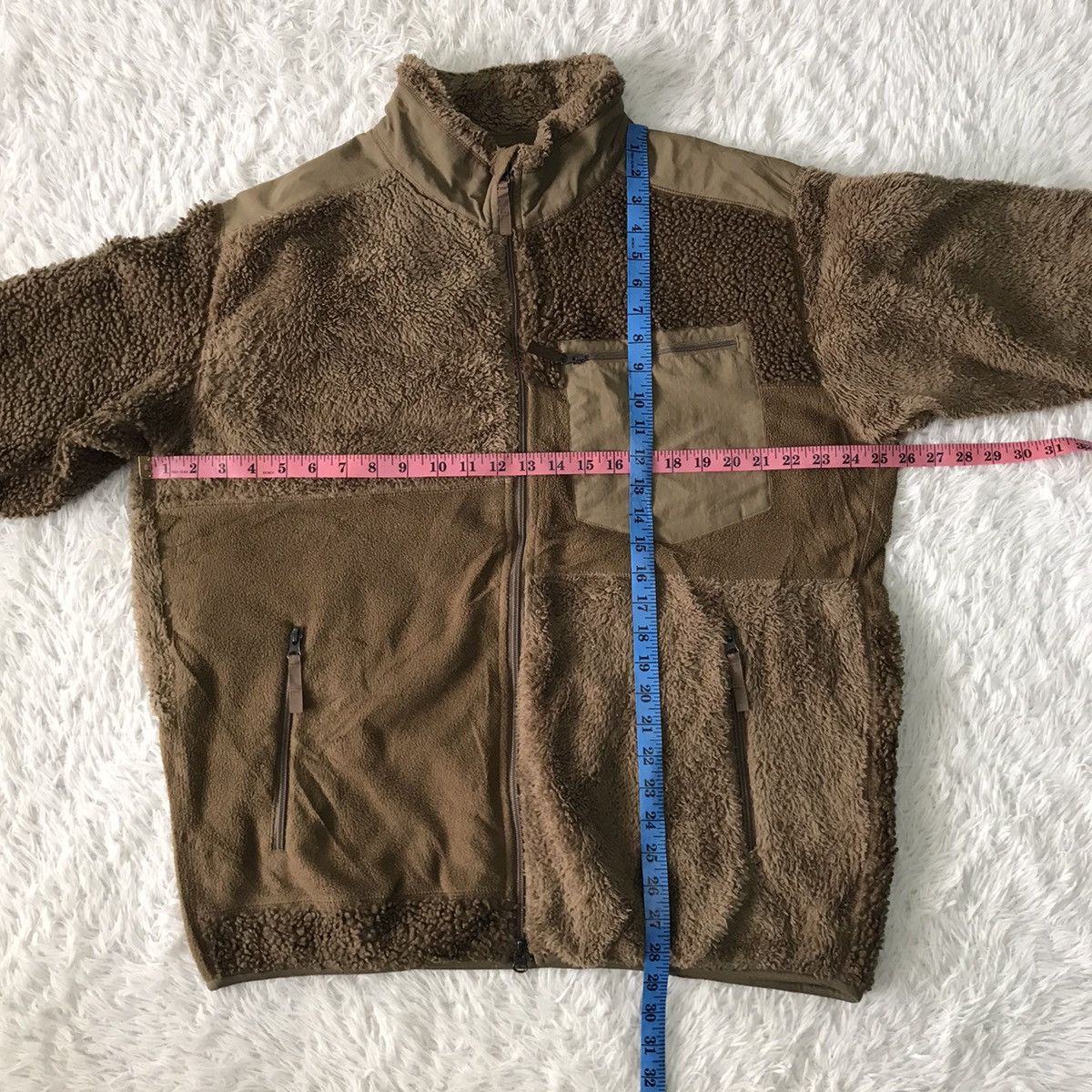 Engineered Garments × Uniqlo Engineered Garments Uniqlo Block Differ Jacket Fleece Pile Size US XL / EU 56 / 4 - 13 Thumbnail