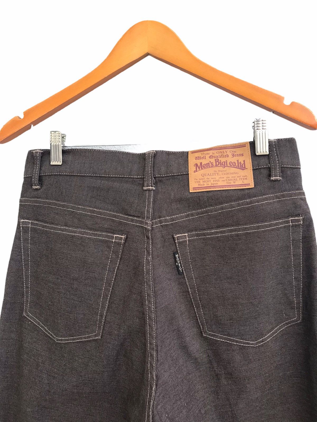 BIGI Men’s Bigi Dark Saddle Denim Jeans Made In Japan Size US 32 / EU 48 - 3 Thumbnail
