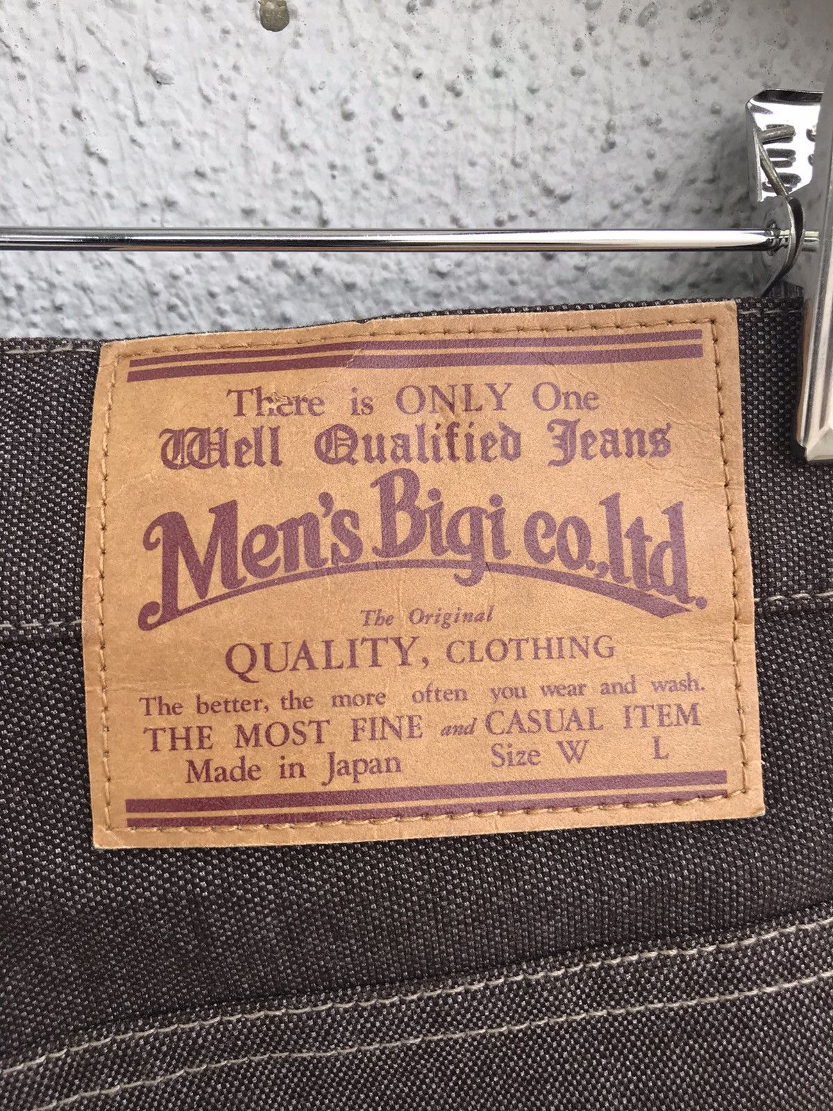 BIGI Men’s Bigi Dark Saddle Denim Jeans Made In Japan Size US 32 / EU 48 - 5 Thumbnail