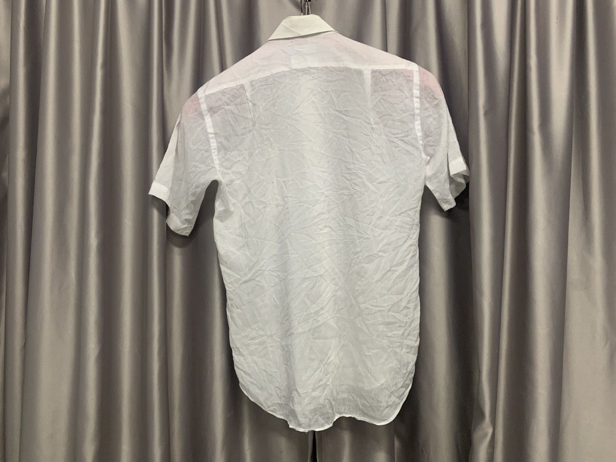 Japanese Brand × Kansai Yamamoto × Vintage VINTAGE KANSAI YAMAMOTO TRANSPARENT BUTTON UP DISTRESSED Size US S / EU 44-46 / 1 - 2 Thumbnail