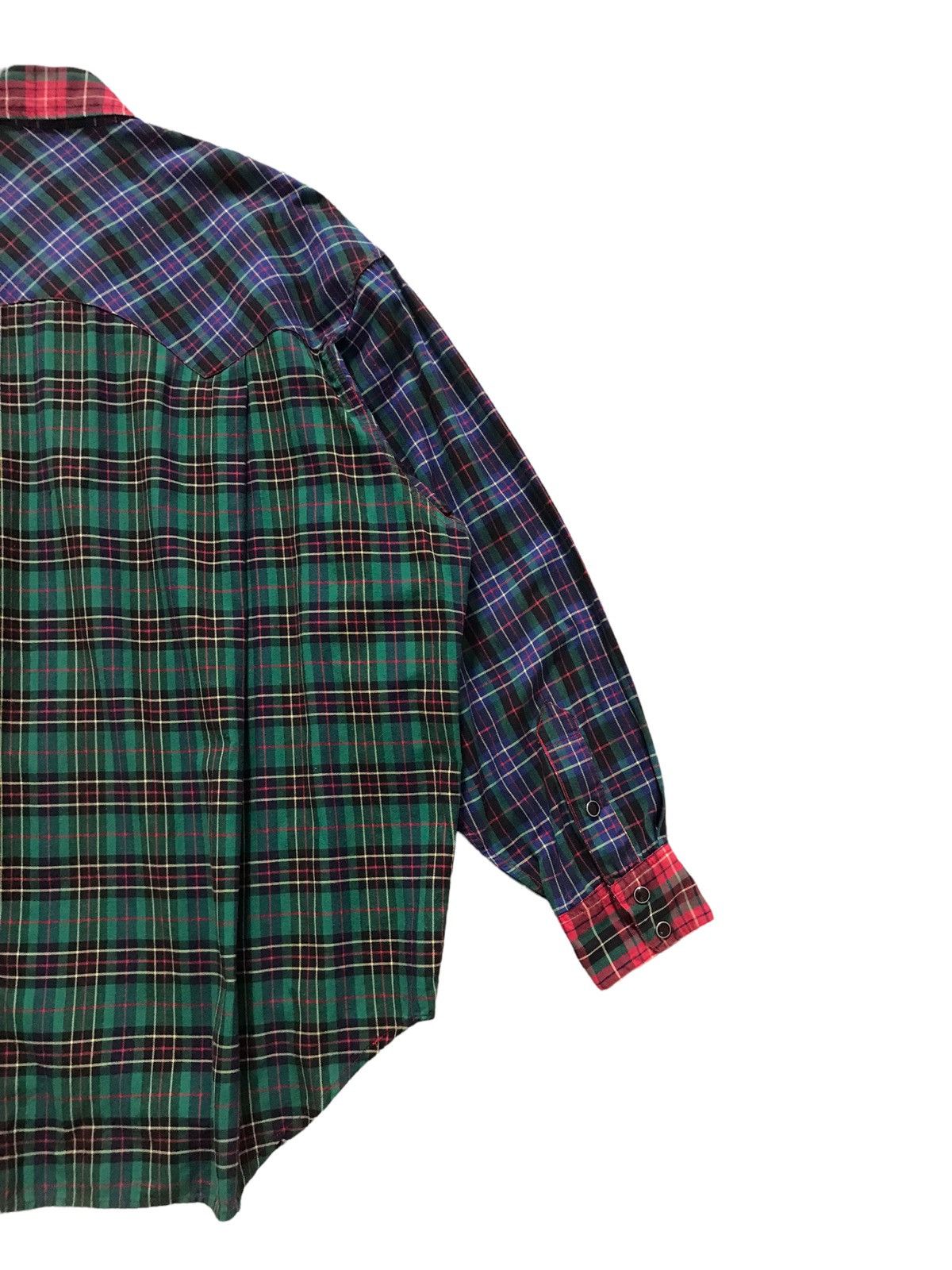 Japanese Brand AVANT GARDE NEWS MELI-MELO JAPAN MADE PATCHWORK BAGGY SHIRT Size US L / EU 52-54 / 3 - 10 Thumbnail