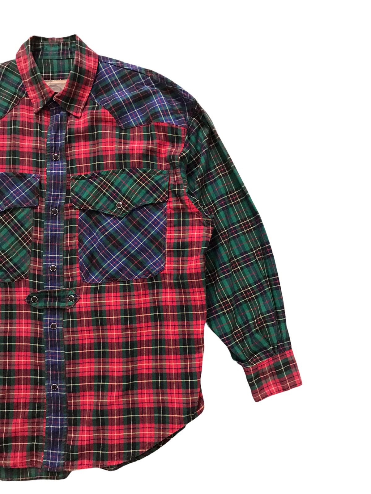 Japanese Brand AVANT GARDE NEWS MELI-MELO JAPAN MADE PATCHWORK BAGGY SHIRT Size US L / EU 52-54 / 3 - 3 Thumbnail