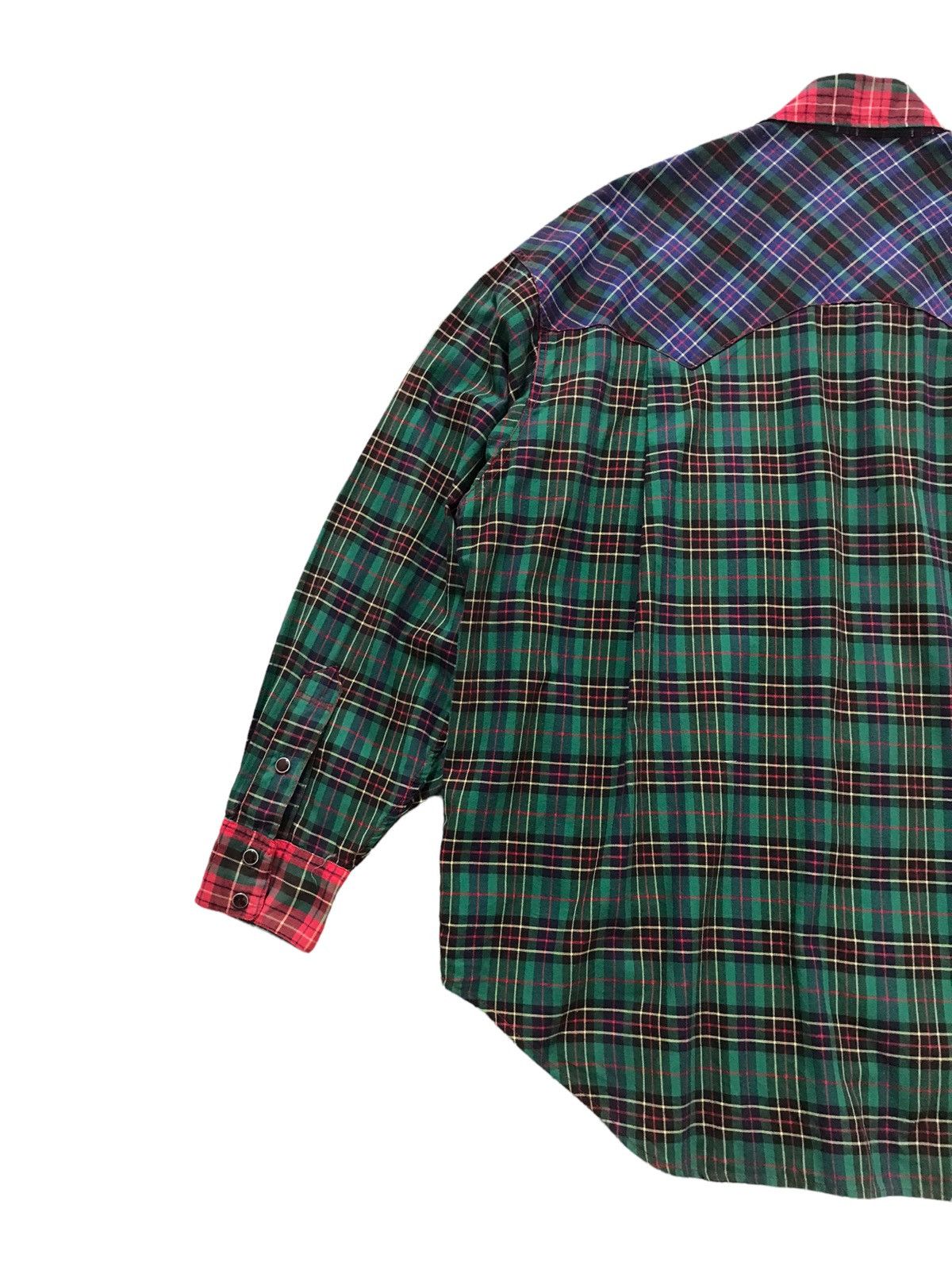 Japanese Brand AVANT GARDE NEWS MELI-MELO JAPAN MADE PATCHWORK BAGGY SHIRT Size US L / EU 52-54 / 3 - 9 Thumbnail