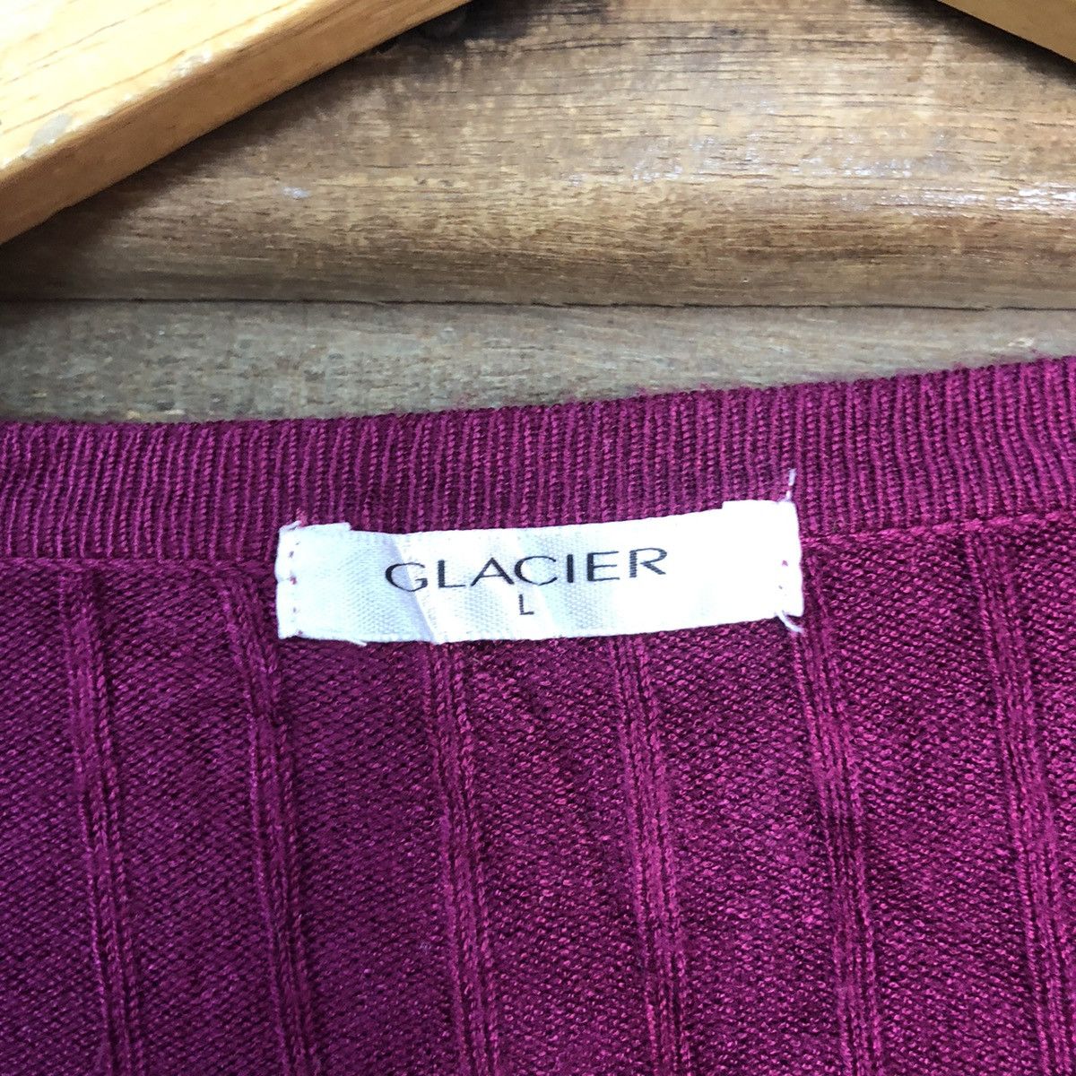 Homespun Knitwear × Japanese Brand Glacier Purple Patterned Cardigans Knitwear #7305 Size M / US 6-8 / IT 42-44 - 7 Thumbnail