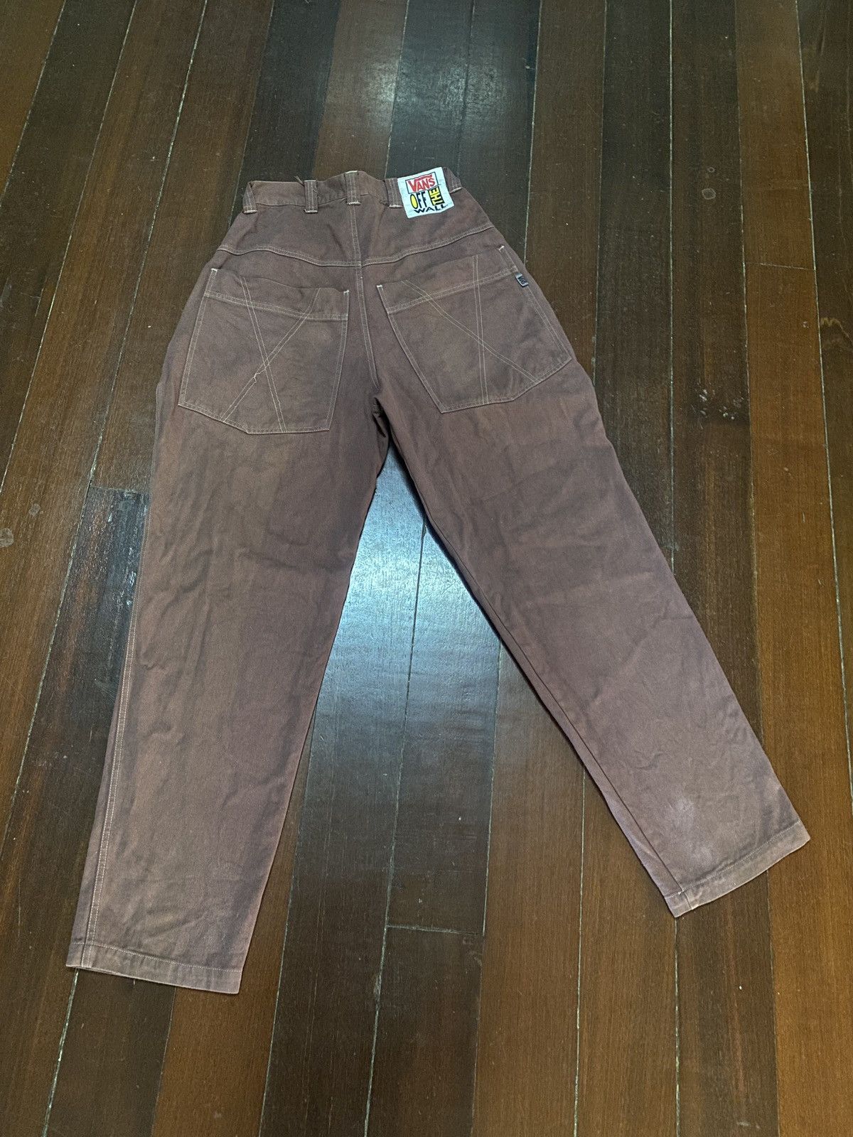 FIRE 🔥 VINTAGE 1991 VANS OFF THE WALL SKATE PANT BAGGY