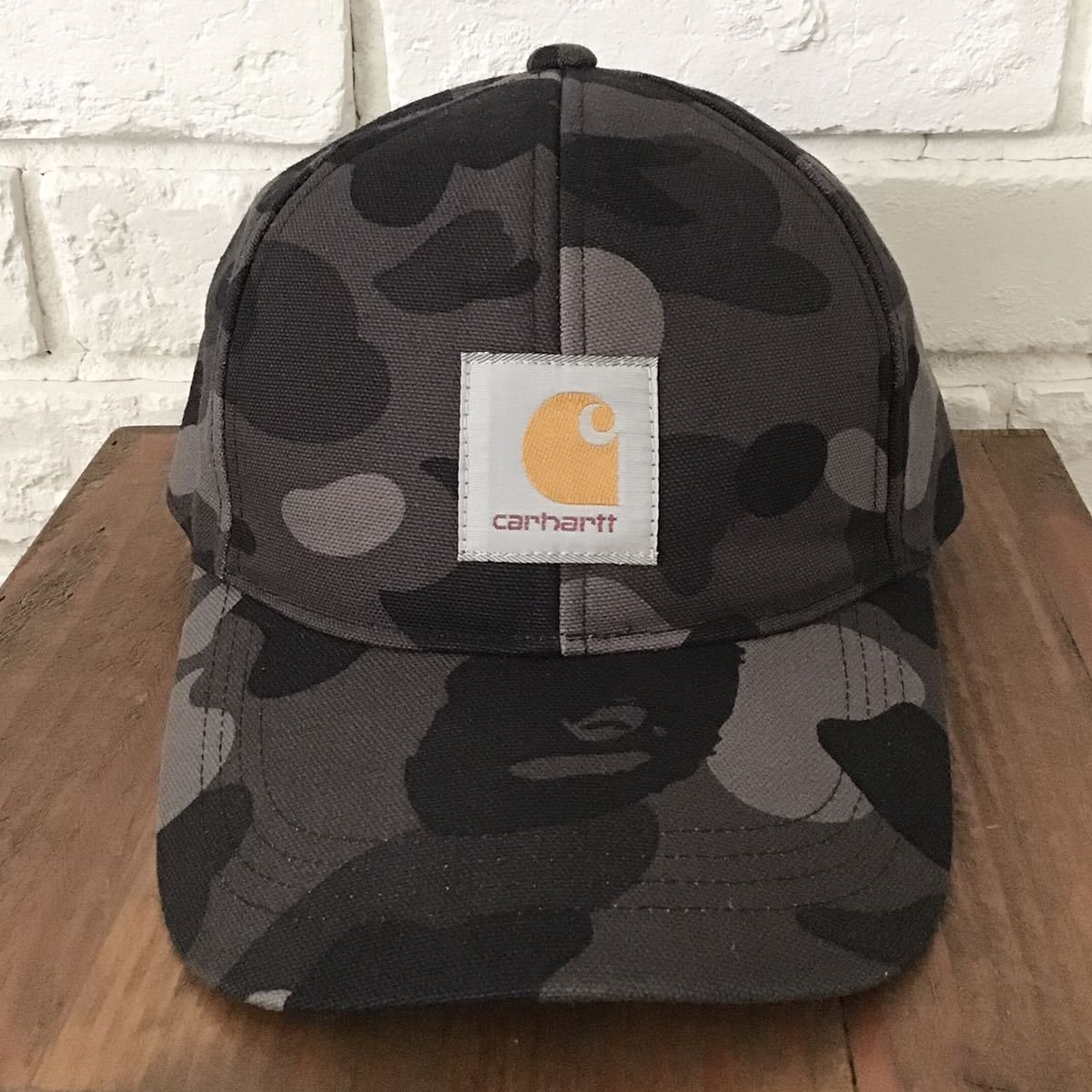 Bape BAPE × carhartt trucker hat cap Black camo NIGO | Grailed