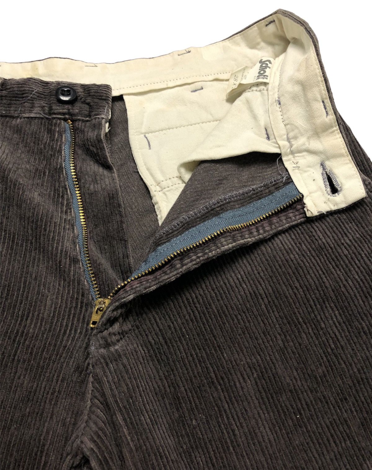 Schott × Vintage Vintage Schott NYC Trousers Combat Corduroy Size US 28 / EU 44 - 12 Thumbnail