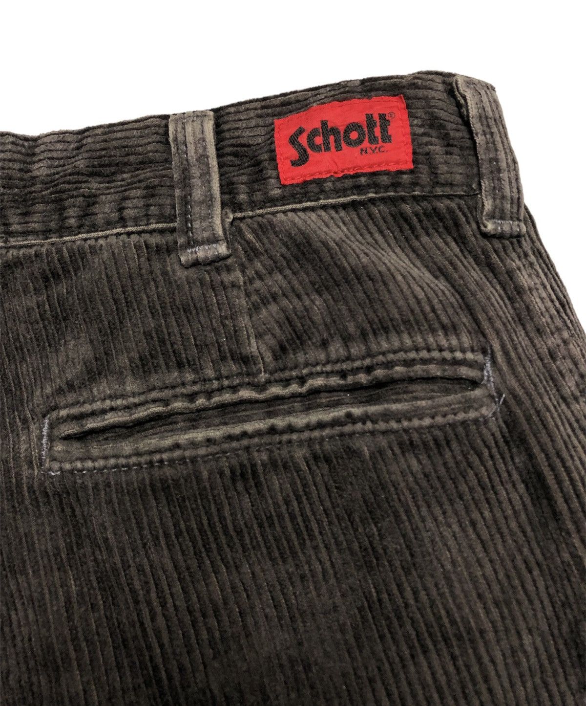 Schott × Vintage Vintage Schott NYC Trousers Combat Corduroy Size US 28 / EU 44 - 11 Thumbnail