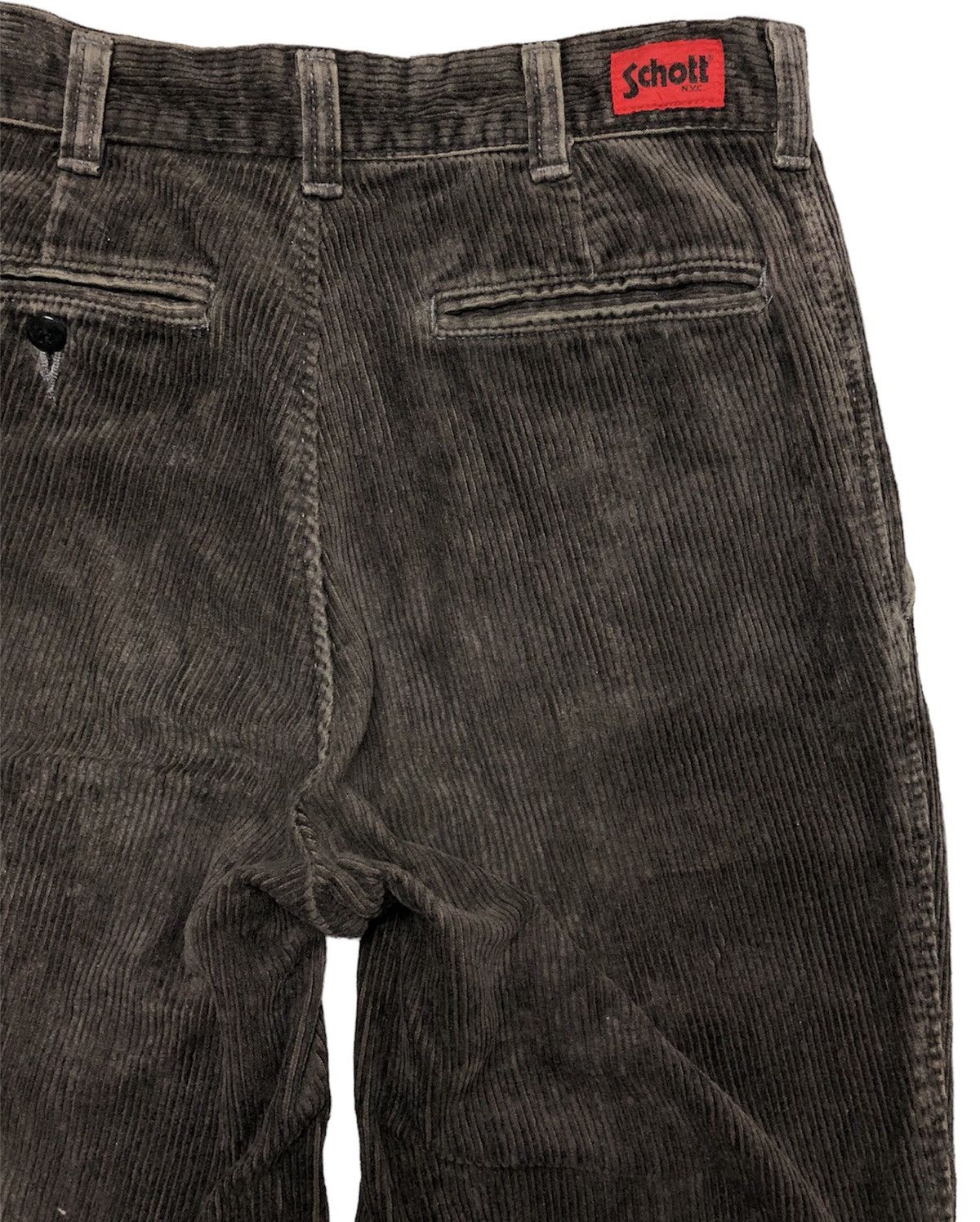 Schott × Vintage Vintage Schott NYC Trousers Combat Corduroy Size US 28 / EU 44 - 8 Thumbnail