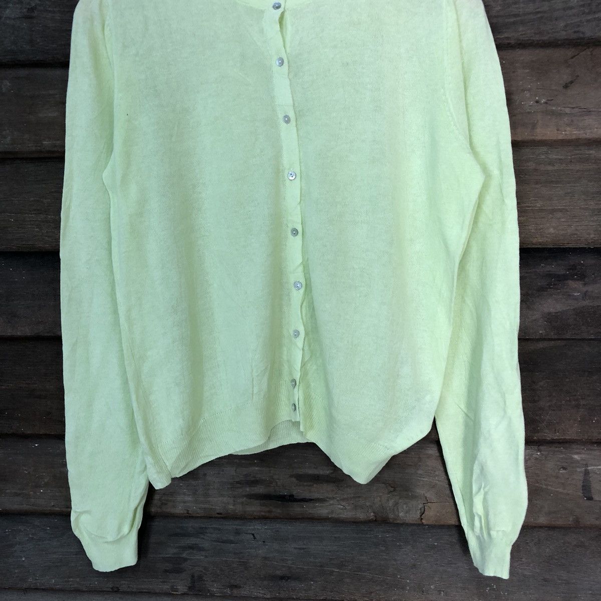 Vintage Earth Music & Econology Green Patterned Cardigans #7295 Size M / US 6-8 / IT 42-44 - 3 Thumbnail