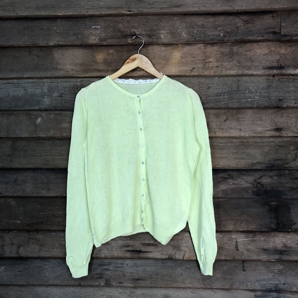 Vintage Earth Music & Econology Green Patterned Cardigans #7295 Size M / US 6-8 / IT 42-44 - 1 Thumbnail