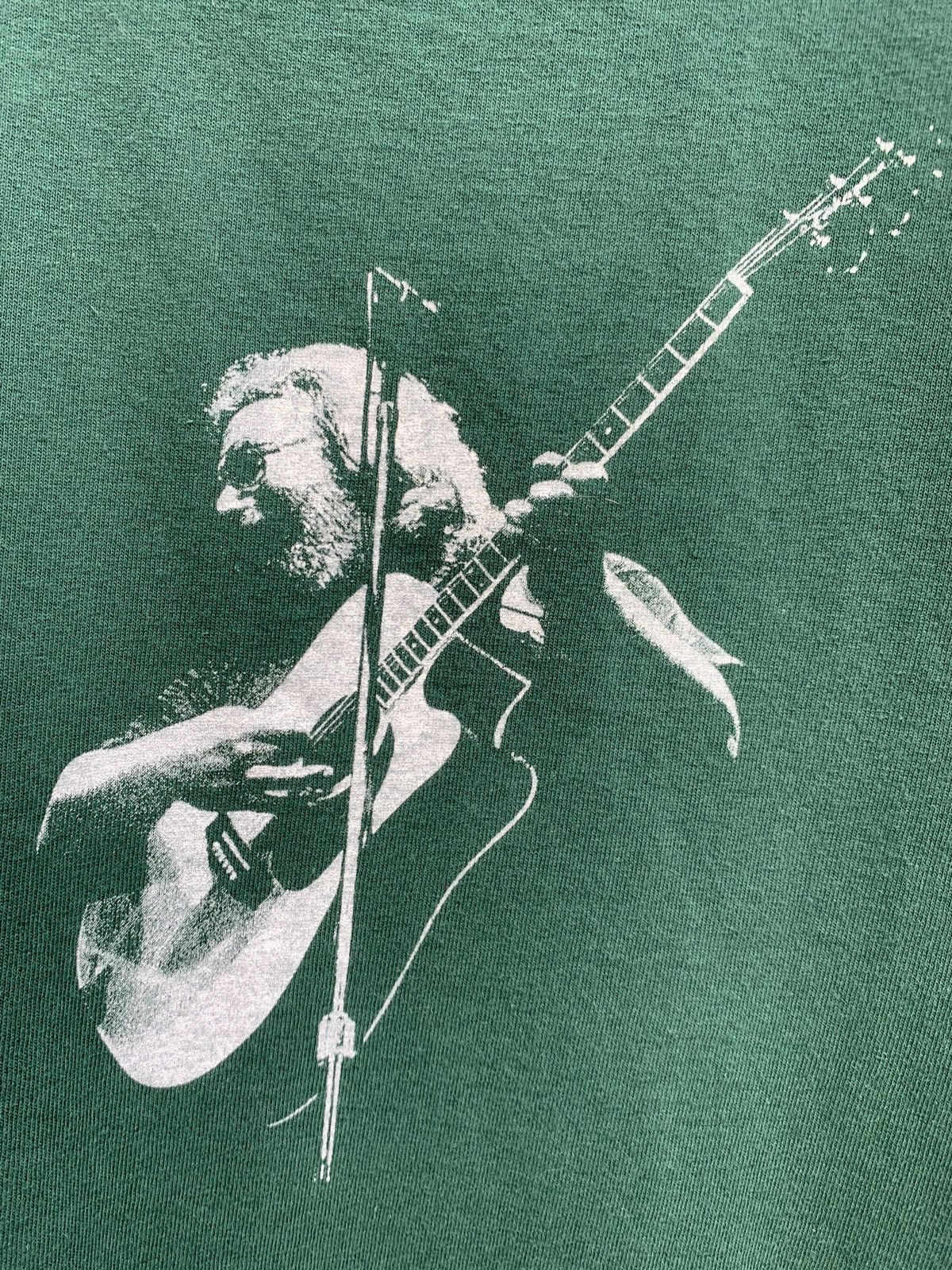 Very Rare Vintage Grateful Dead Jerry Garcia Photo Band T-Shirt | Grailed