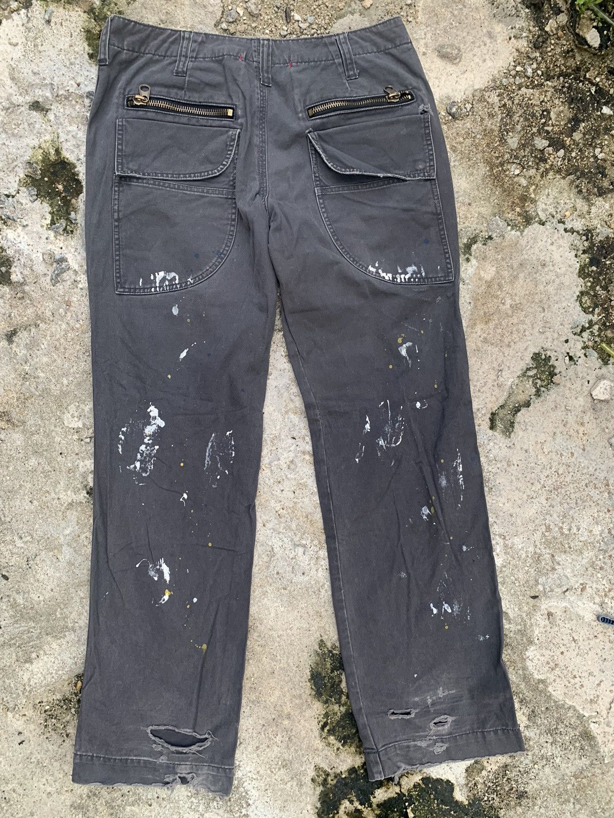 PPFM VINTAGE OG PPFM WORKER PANT SPLASH PAINT AND DISTRESSED Size US 32 / EU 48 - 2 Thumbnail