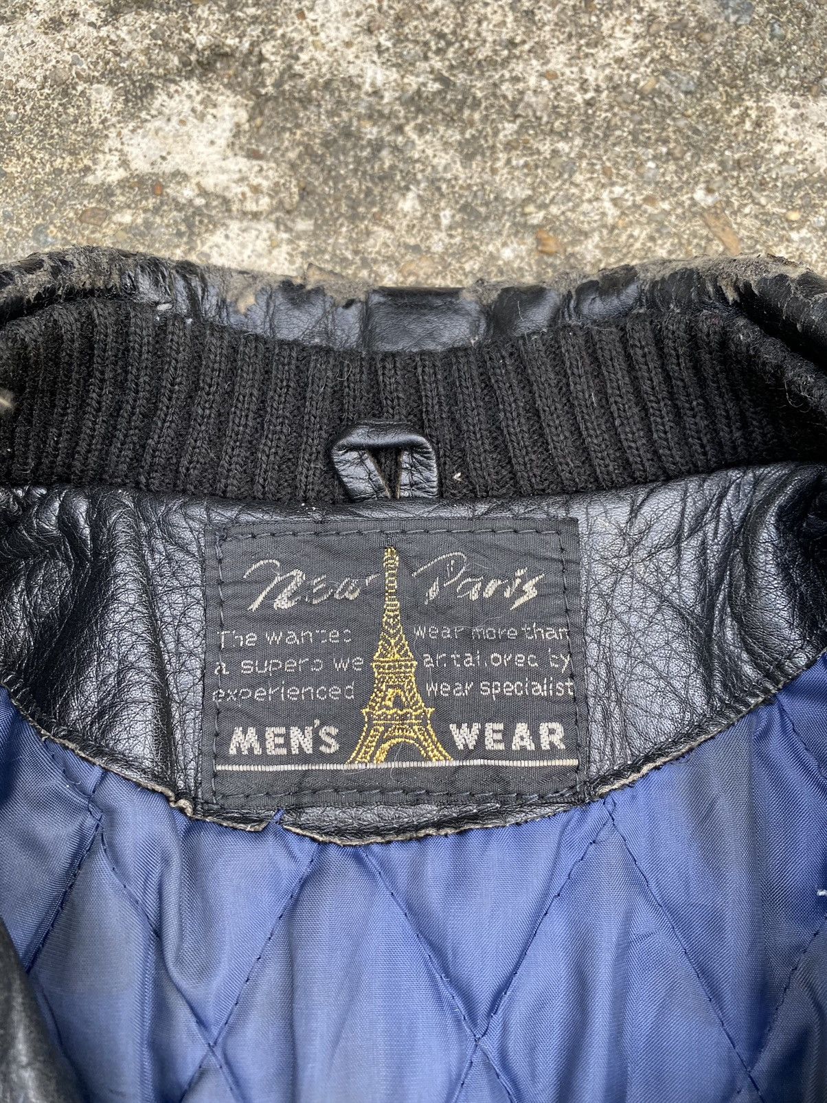 Japanese Brand 💥RARE💥Vintage Double Collar Leather Jacket Punk Style Size US M / EU 48-50 / 2 - 5 Thumbnail