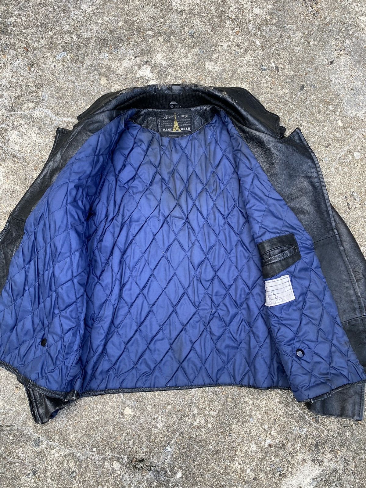 Japanese Brand 💥RARE💥Vintage Double Collar Leather Jacket Punk Style Size US M / EU 48-50 / 2 - 15 Thumbnail