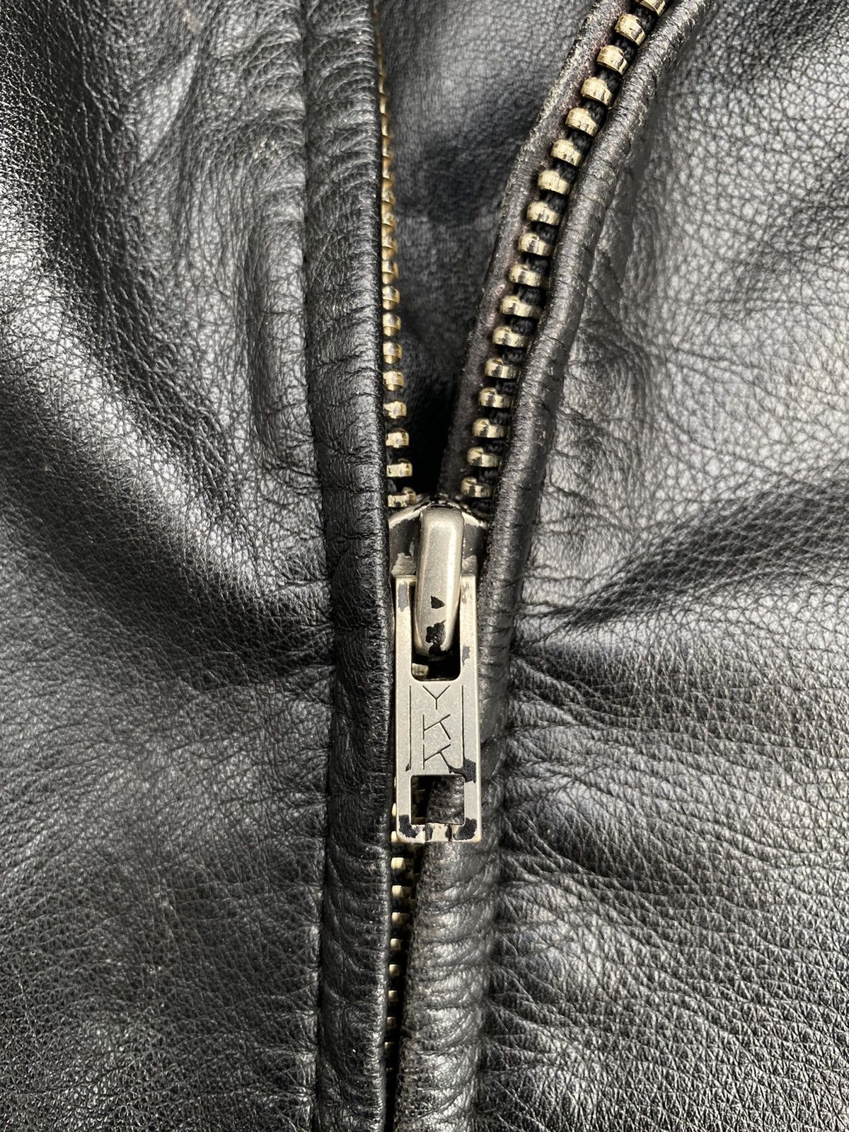 Japanese Brand 💥RARE💥Vintage Double Collar Leather Jacket Punk Style Size US M / EU 48-50 / 2 - 8 Thumbnail