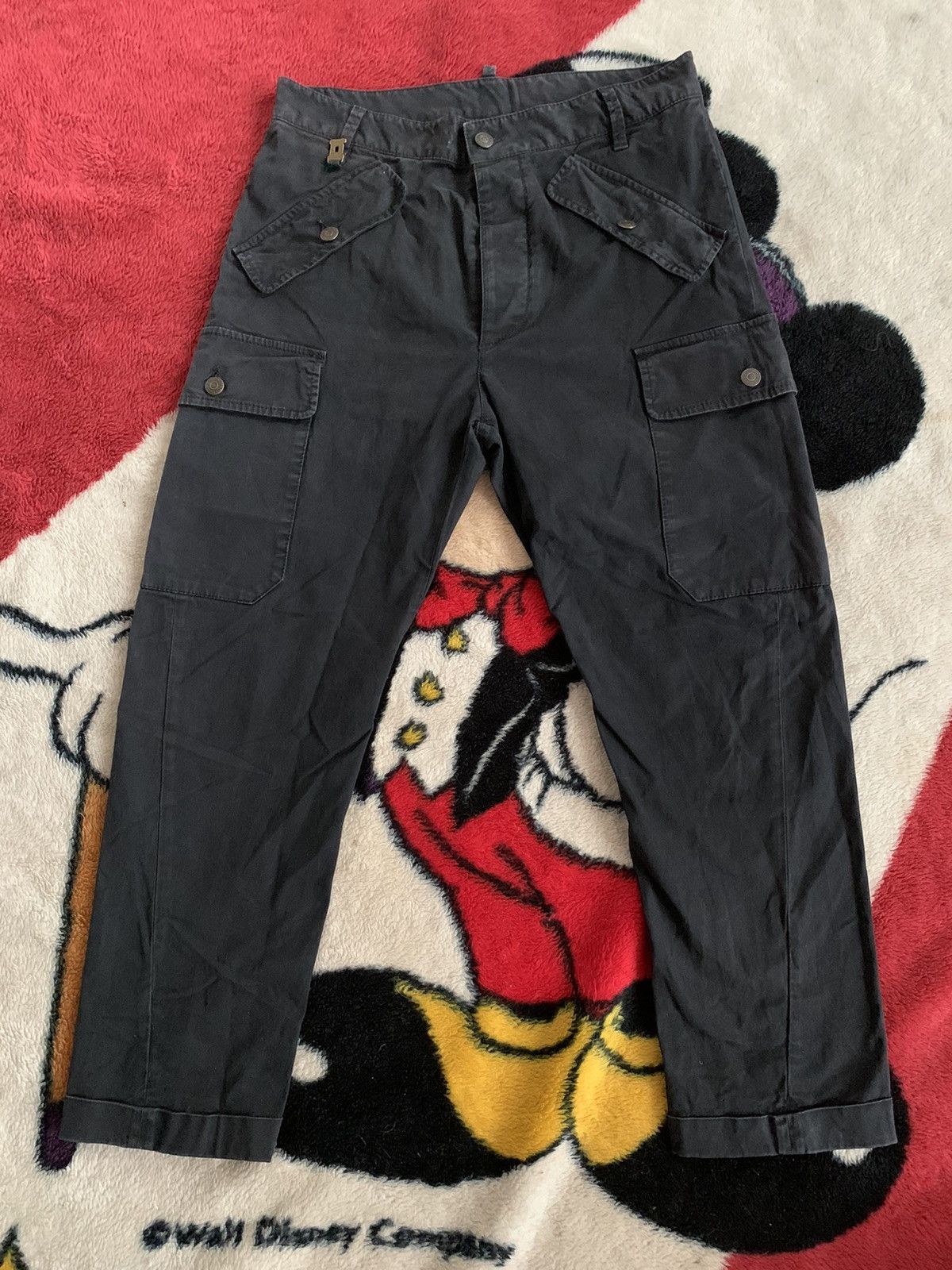 Beauty Beast VINTAGE DSQUARED2 CARGO KHAKIS PANT NICE FADED Size US 32 / EU 48 - 4 Thumbnail