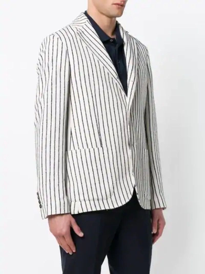 Eleventy 🔥🔥💰💰Eleventy Beige pinstripe blazer Size 50R - 1 Thumbnail