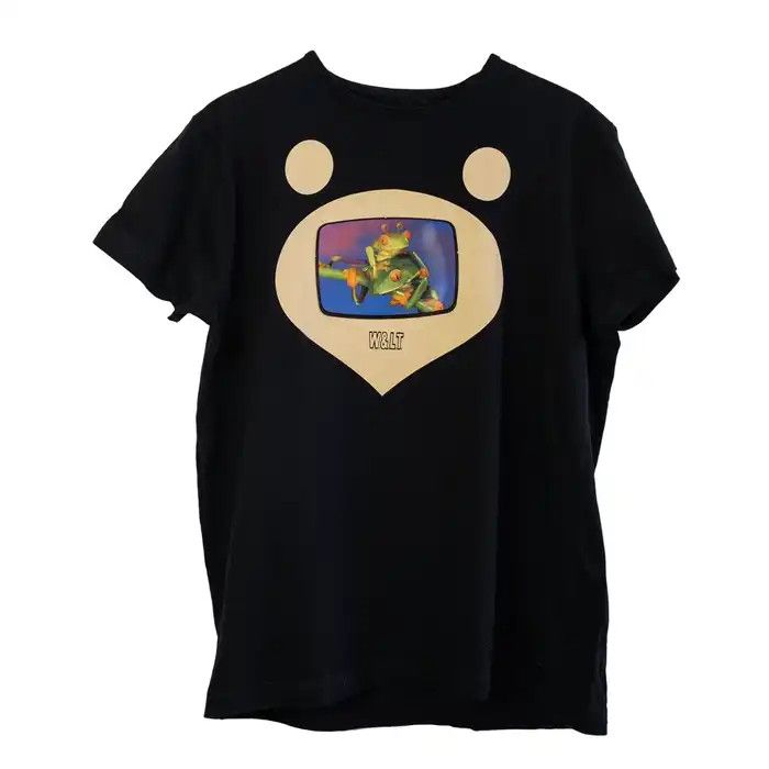 image of W Lt x W Lt Walter Van Beirendonck W&lt 3D Hologram Hiscifi 't'-Shirt in Black, Men's (Size Large)