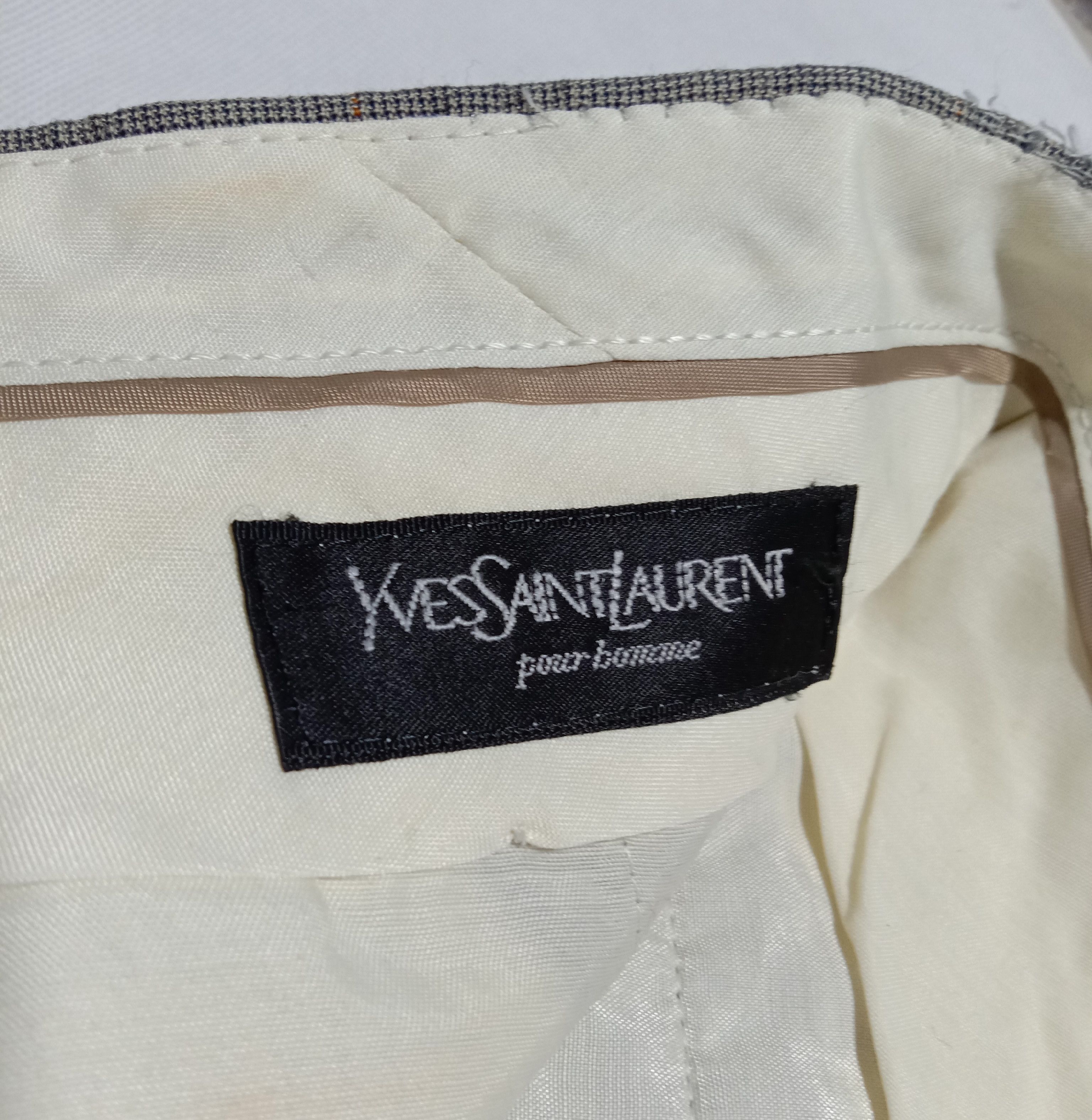 Yves Saint Laurent Yves Saint Laurent Pant Slack Work Wear Khakis Trouser Size US 27 - 1 Thumbnail