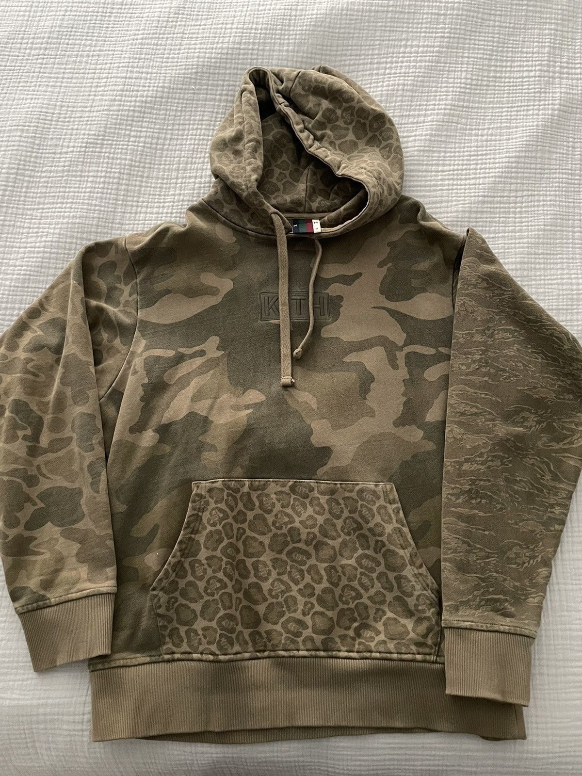 KITH MULTI-CAMO WILLIAMS HOODIE 新品 GREEN-