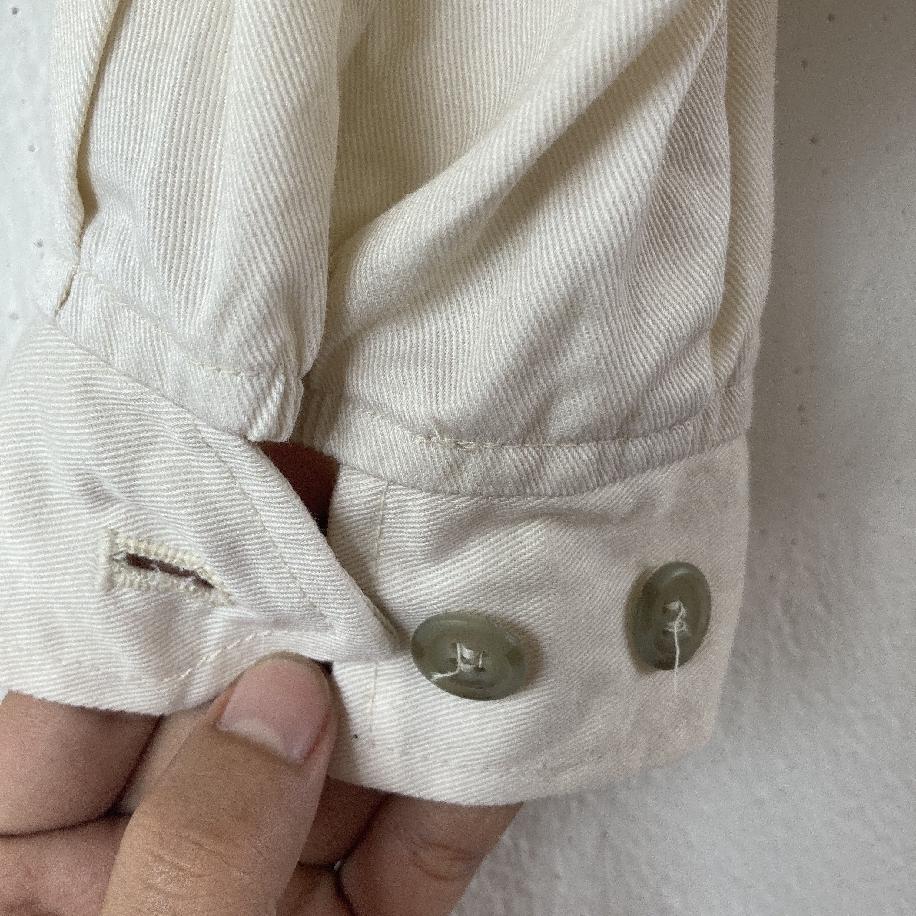 Wrangler 🔥LAST PRICE🔥 Wrangler White Denim Zipper Casual Jacket Size US L / EU 52-54 / 3 - 5 Thumbnail