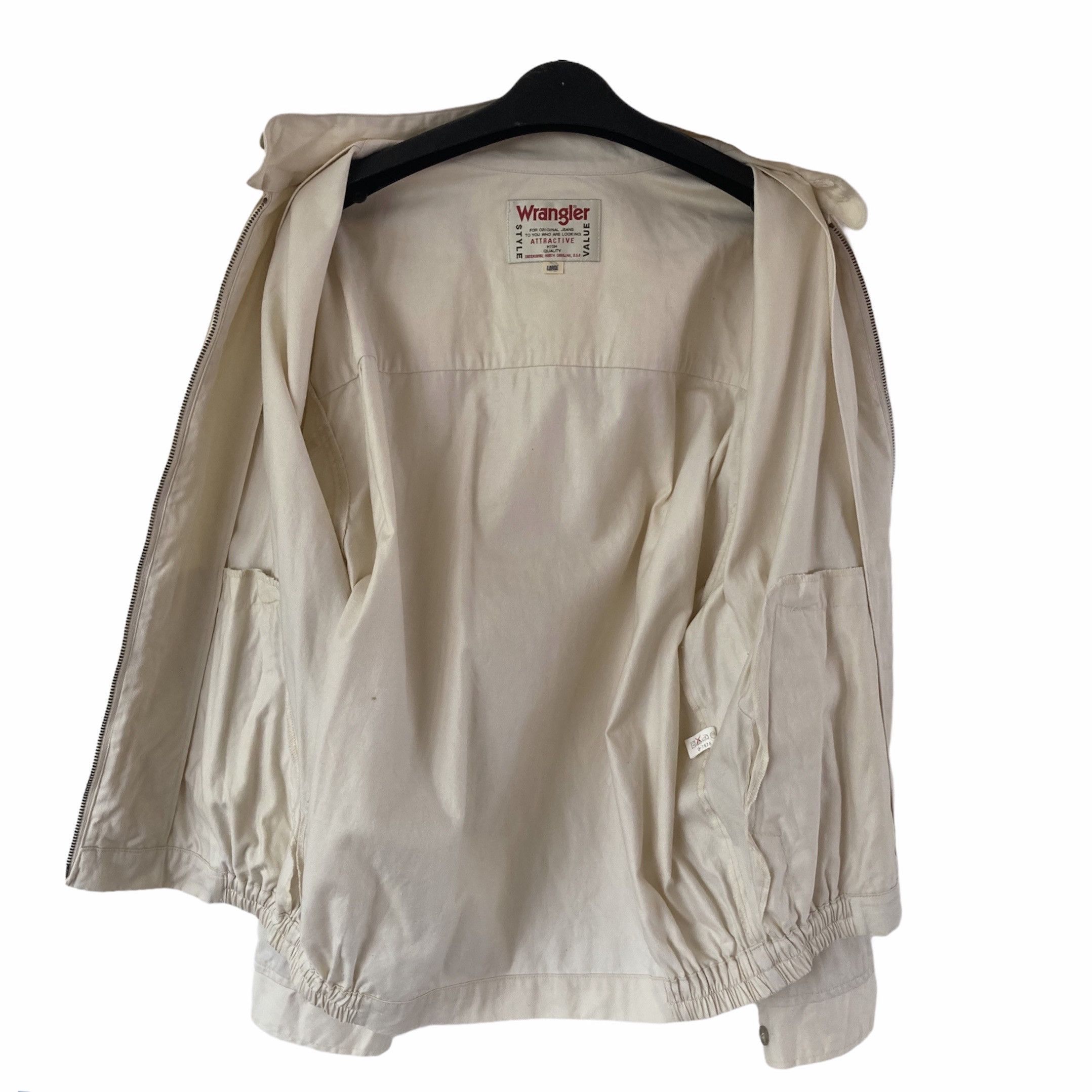 Wrangler 🔥LAST PRICE🔥 Wrangler White Denim Zipper Casual Jacket Size US L / EU 52-54 / 3 - 9 Thumbnail