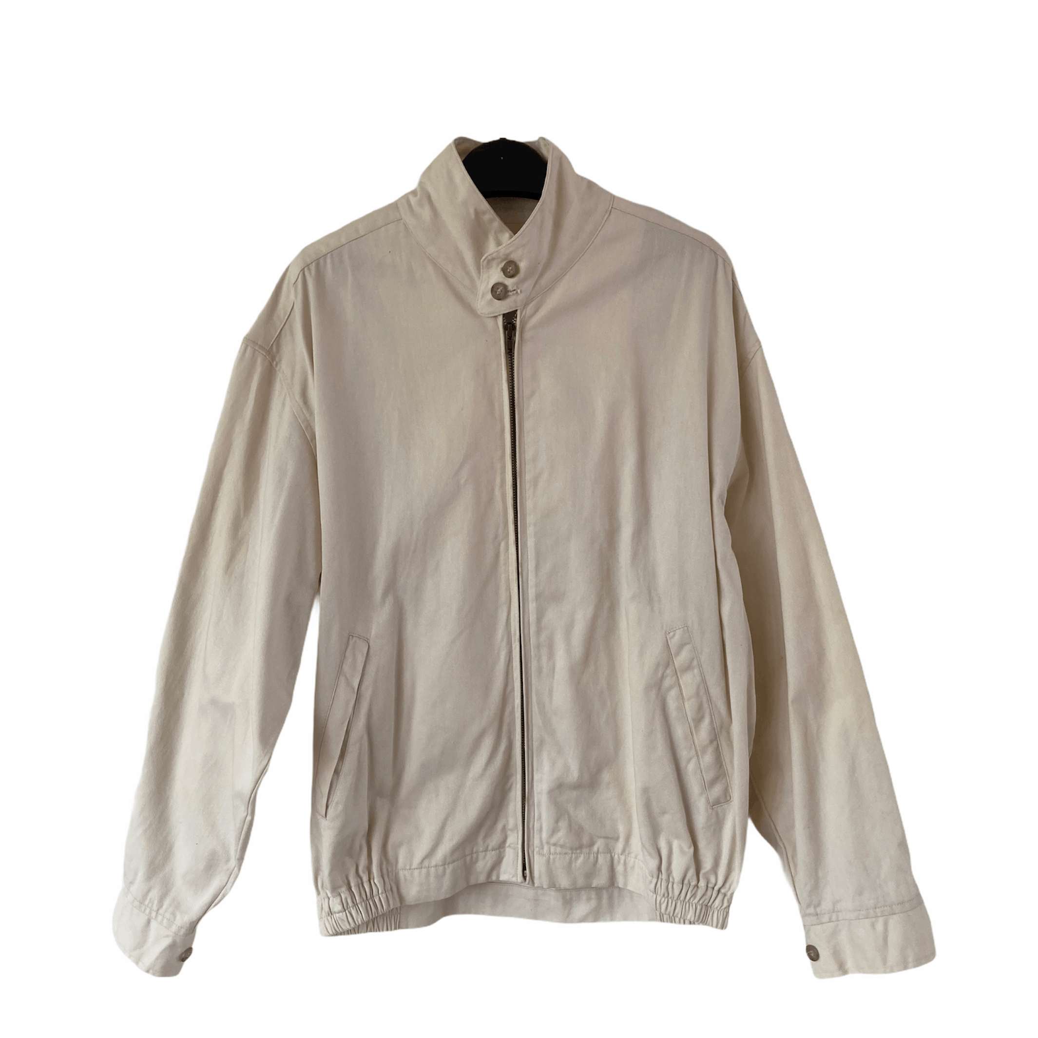 Wrangler 🔥LAST PRICE🔥 Wrangler White Denim Zipper Casual Jacket Size US L / EU 52-54 / 3 - 1 Thumbnail