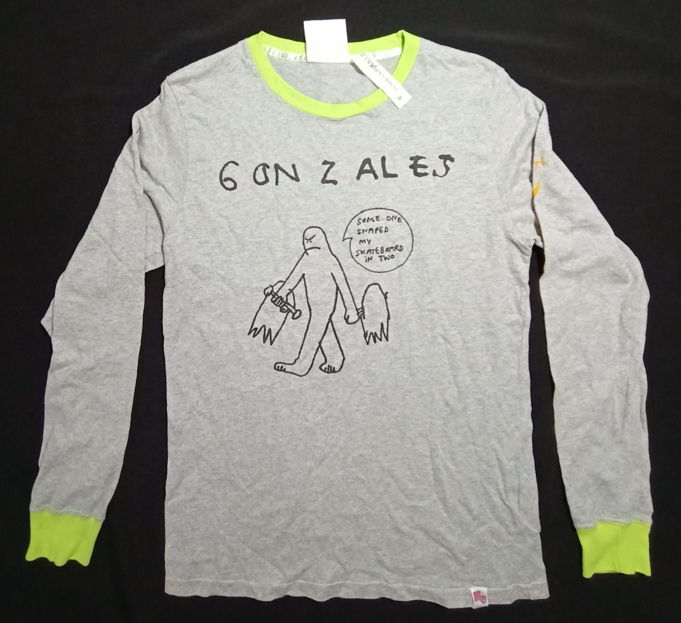 Rap Tees Mark Gonzales Long Sleeve Tee Cartoon Art Size US S / EU 44-46 / 1 - 1 Thumbnail