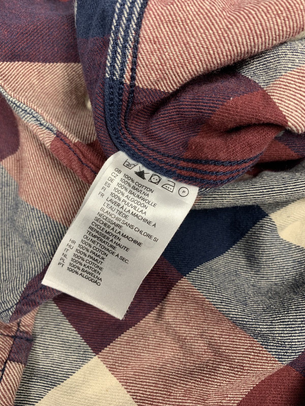 H&M × Vintage Checkered 1/2 Half Zip Pockets Shirt Travis Kanye Style Size US M / EU 48-50 / 2 - 4 Thumbnail
