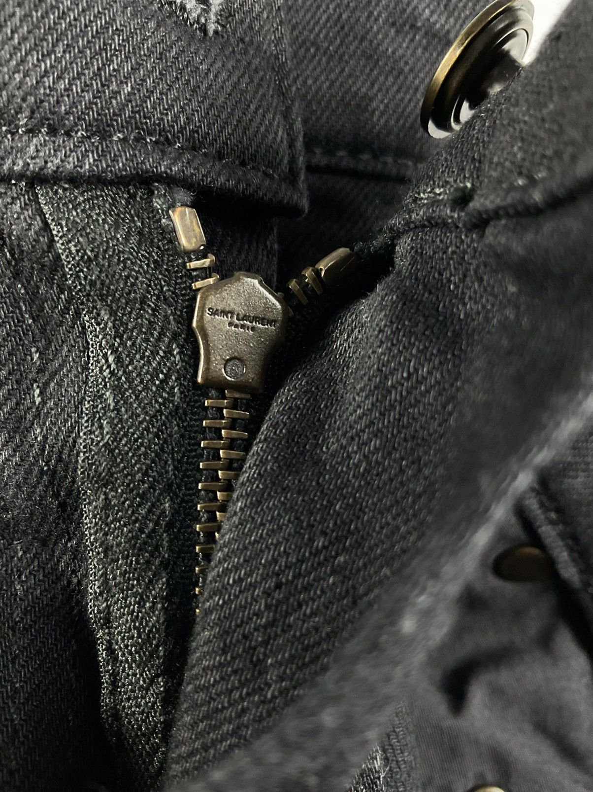 Saint Laurent Paris Saint Laurent Cropped Denim Size US 27 - 7 Thumbnail