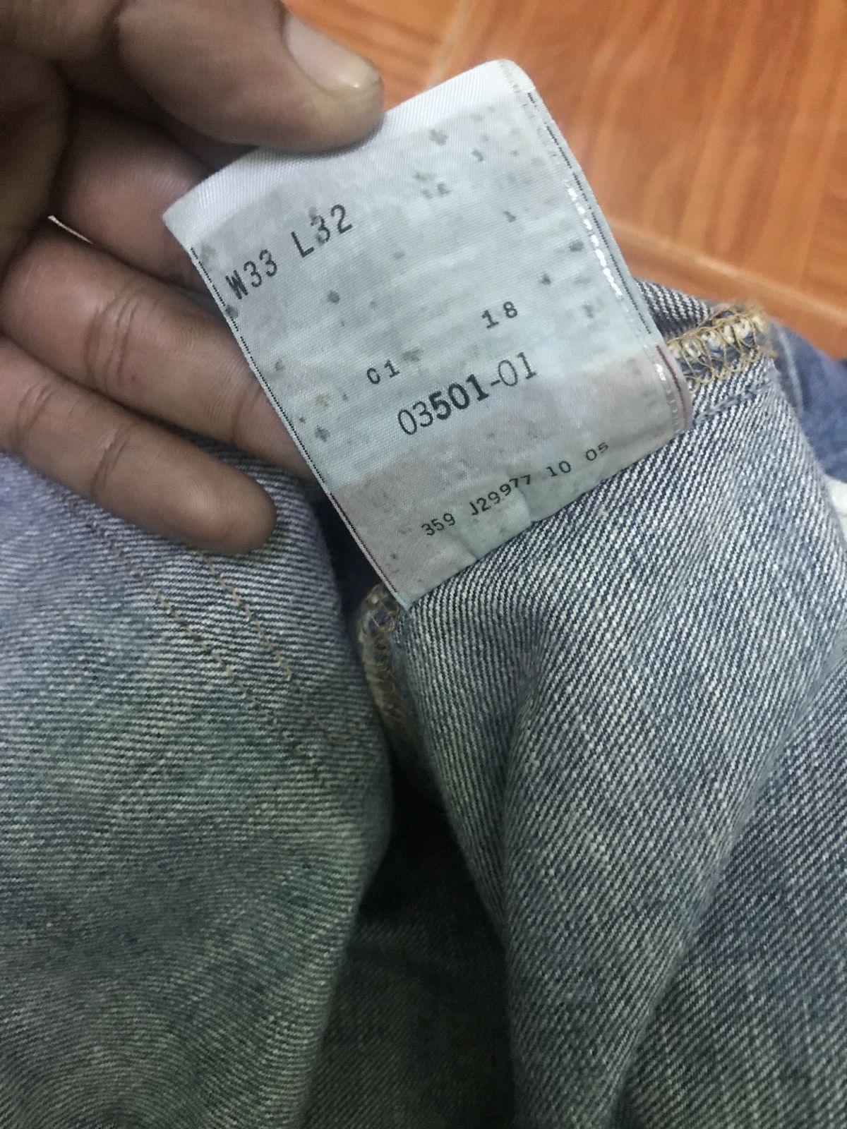 Levi's vintage levis 501 bottom 359 japanese Size US 33 - 11 Thumbnail