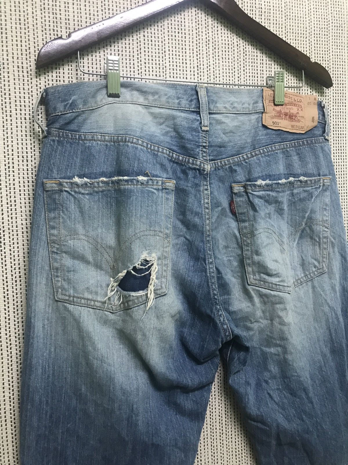 Levi's vintage levis 501 bottom 359 japanese Size US 33 - 6 Thumbnail