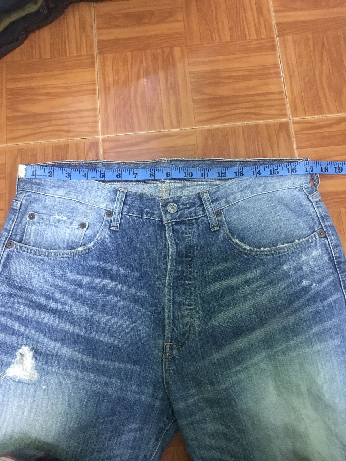 Levi's vintage levis 501 bottom 359 japanese Size US 33 - 12 Thumbnail