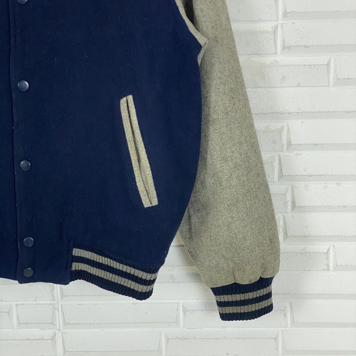 Japanese Brand Japanese Wool Varsity Jacket Size US M / EU 48-50 / 2 - 5 Thumbnail