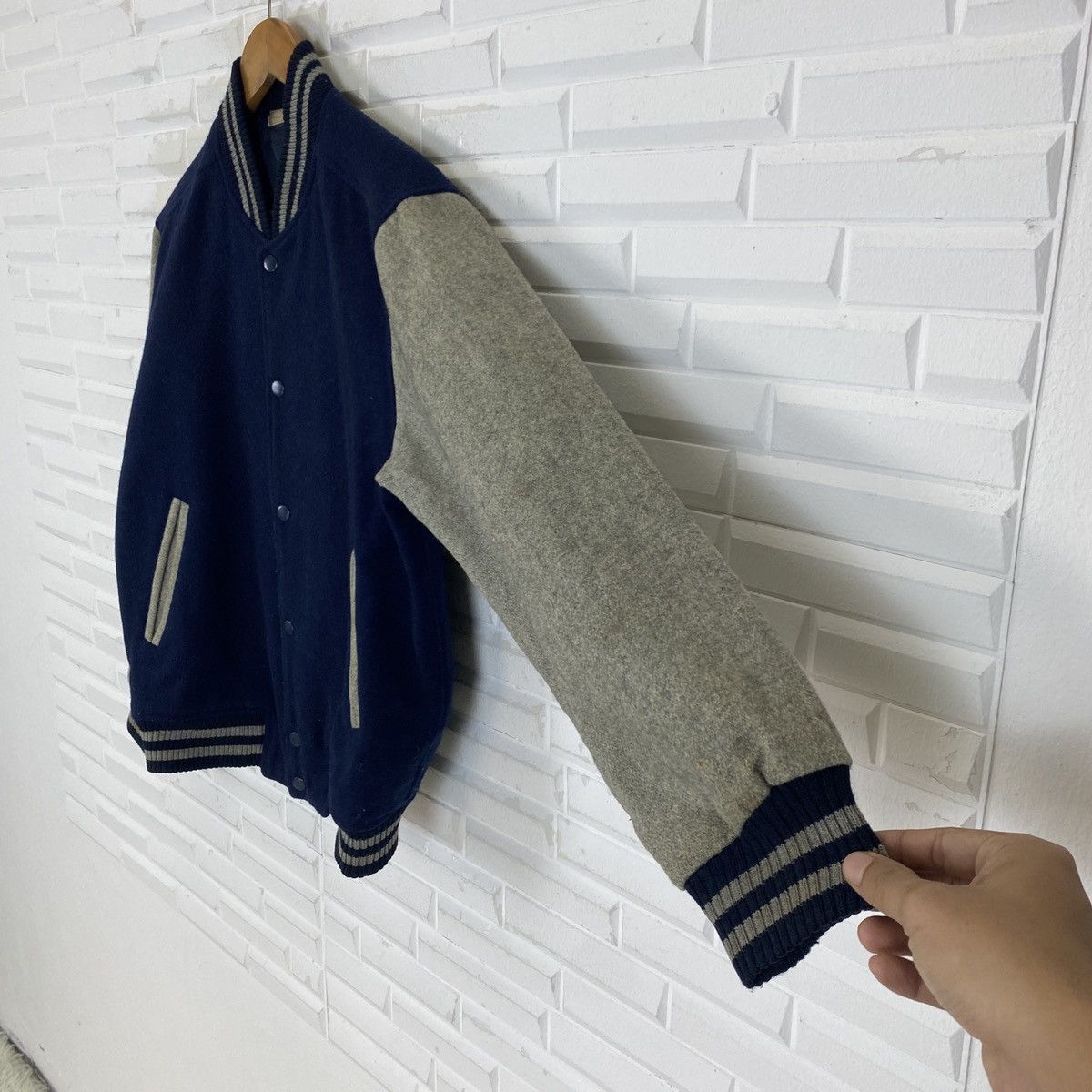 Japanese Brand Japanese Wool Varsity Jacket Size US M / EU 48-50 / 2 - 8 Thumbnail