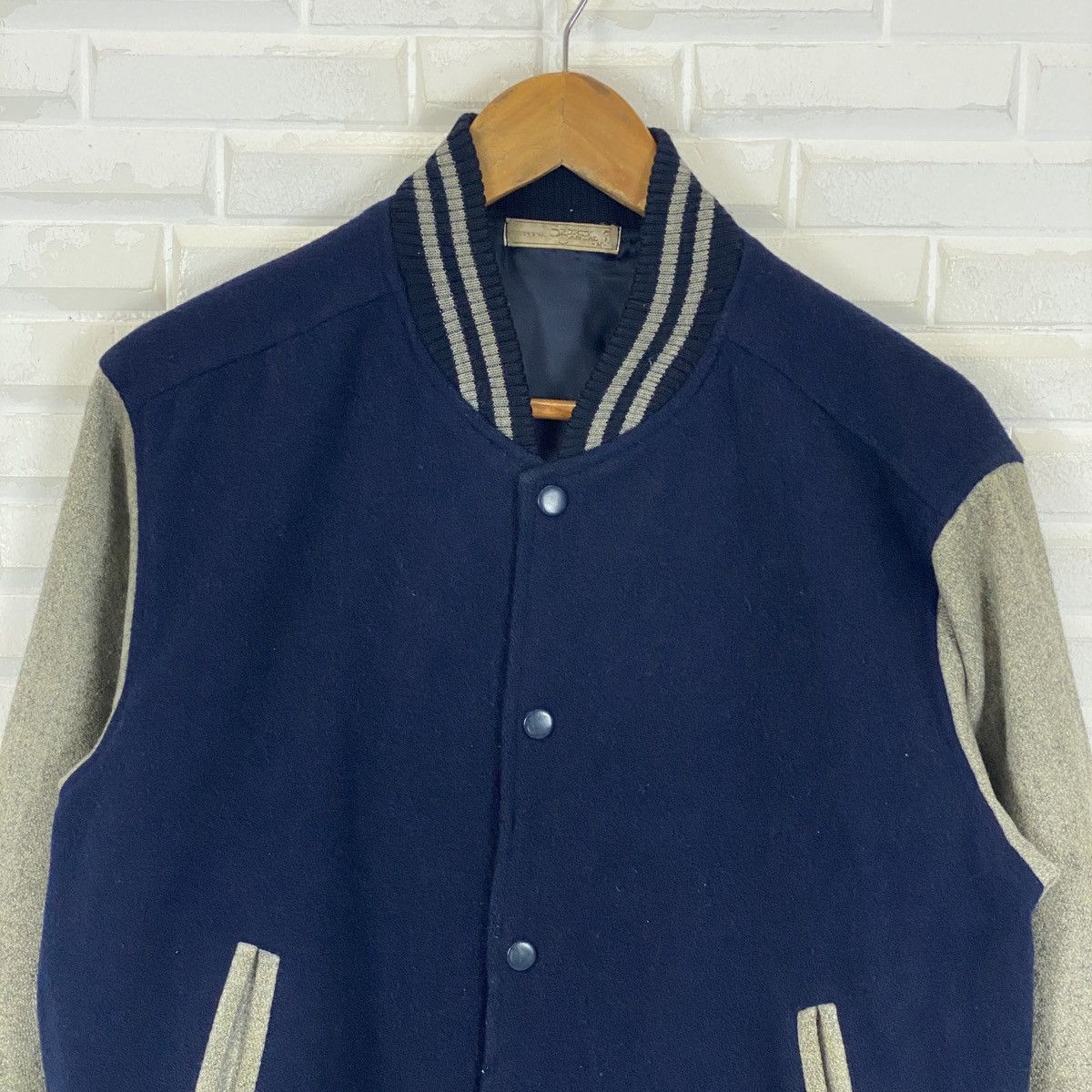 Japanese Brand Japanese Wool Varsity Jacket Size US M / EU 48-50 / 2 - 4 Thumbnail